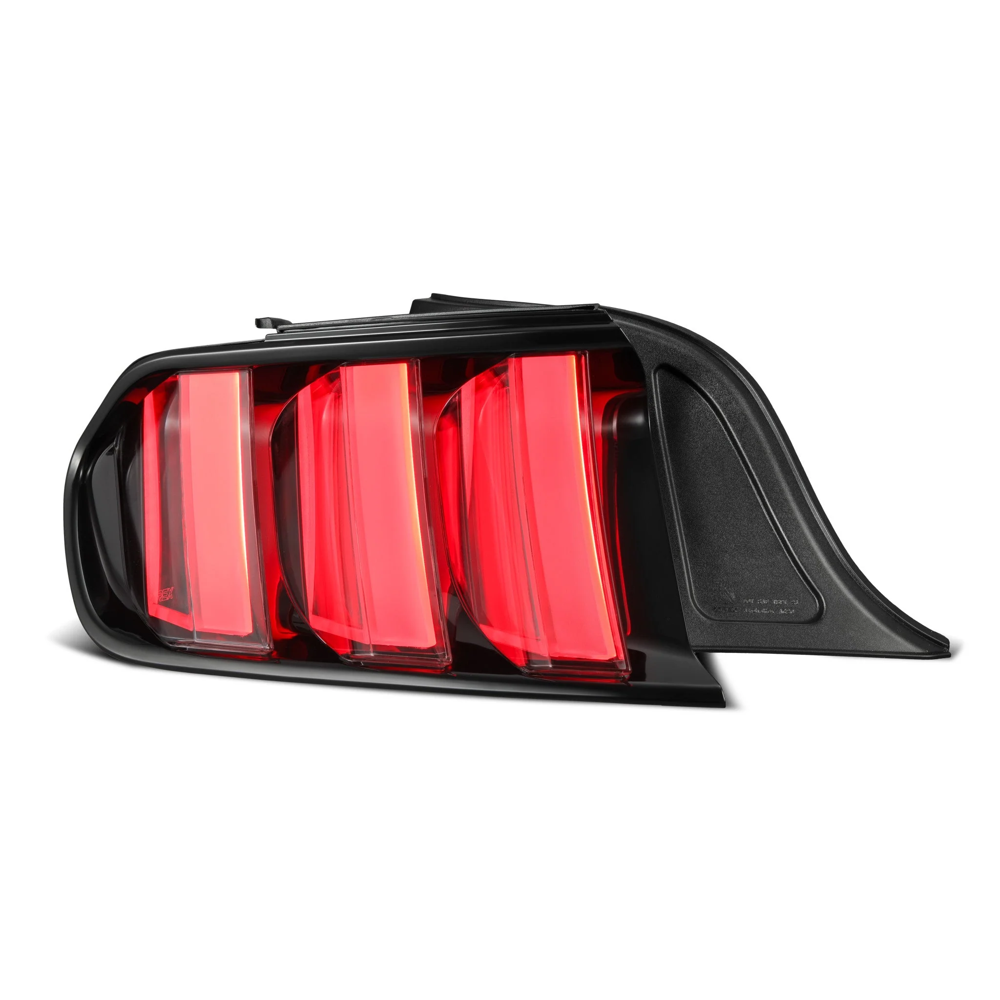 15-23 Ford Mustang NOVA-Series Prismatic LED Tail Lights Black-Clear - Image 6