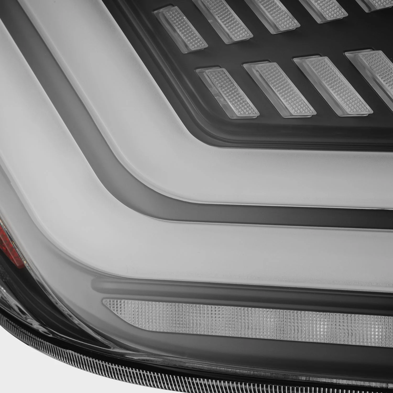 16-21 Honda Civic Hatchback NOVA-Series Prismatic LED Tail Lights Black - Image 17