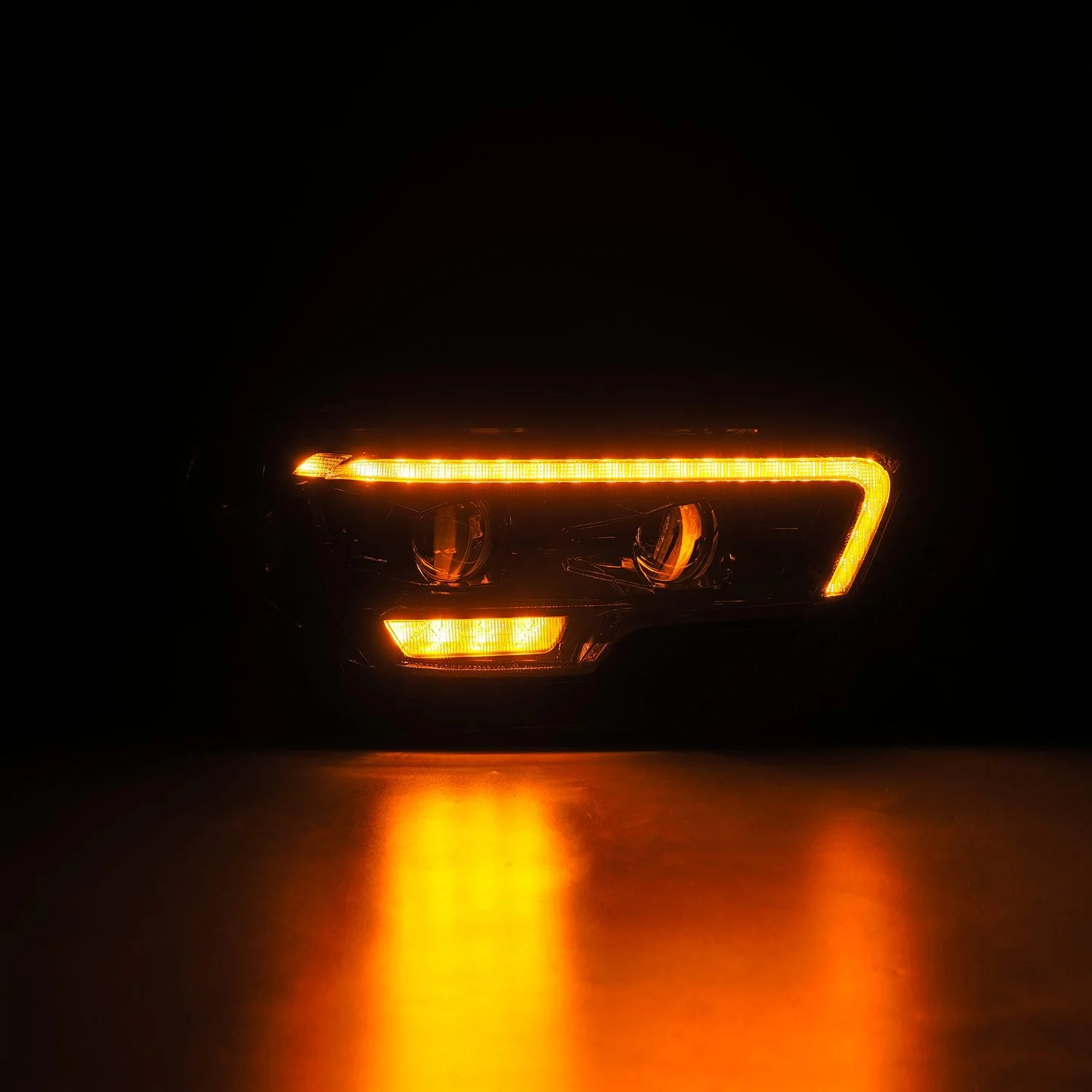 16-23 Toyota Tacoma MK II PRO-Series Halogen Projector Headlights Alpha-Black - Image 3