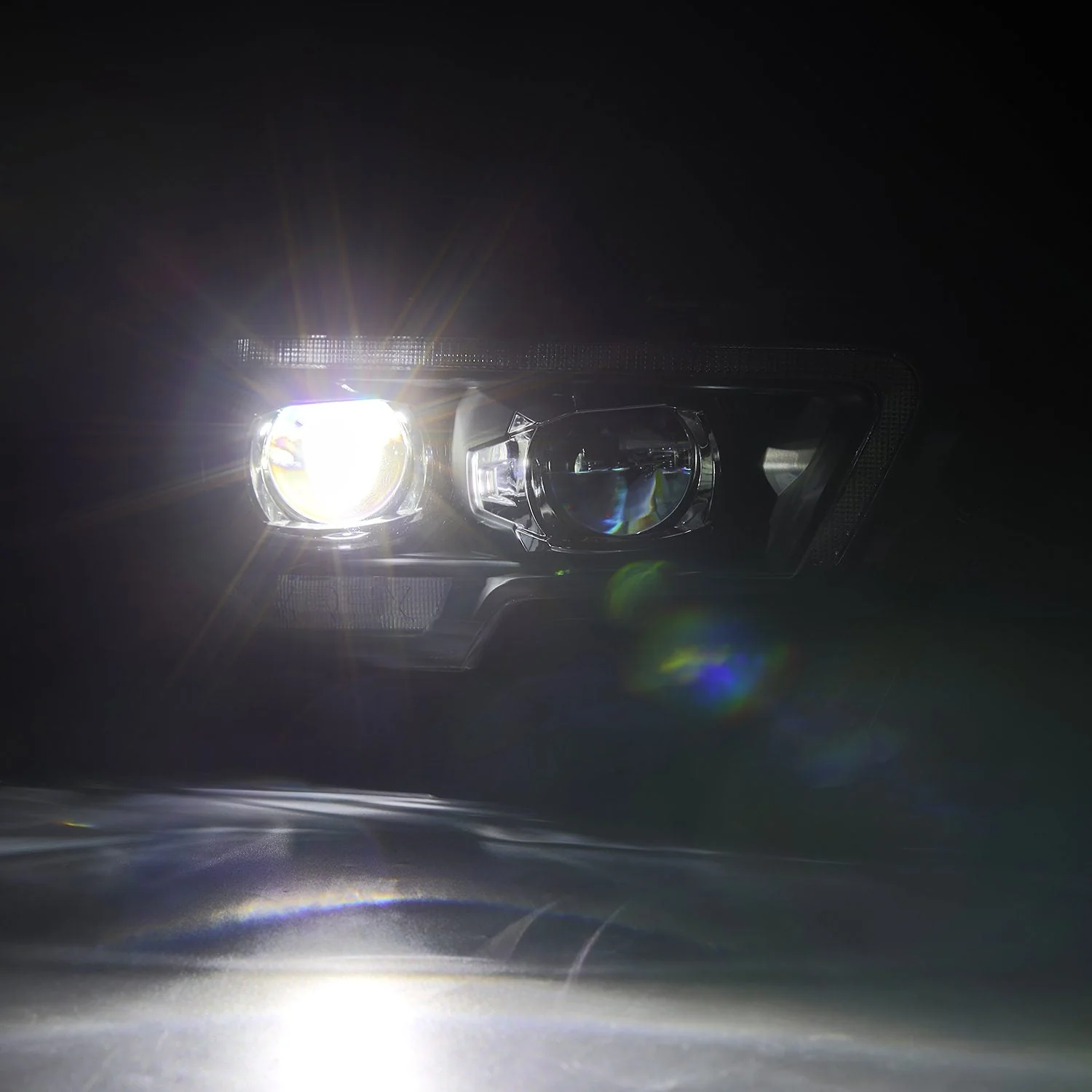 16-23 Toyota Tacoma MK II LUXX-Series LED Projector Headlights Alpha-Black - Image 4