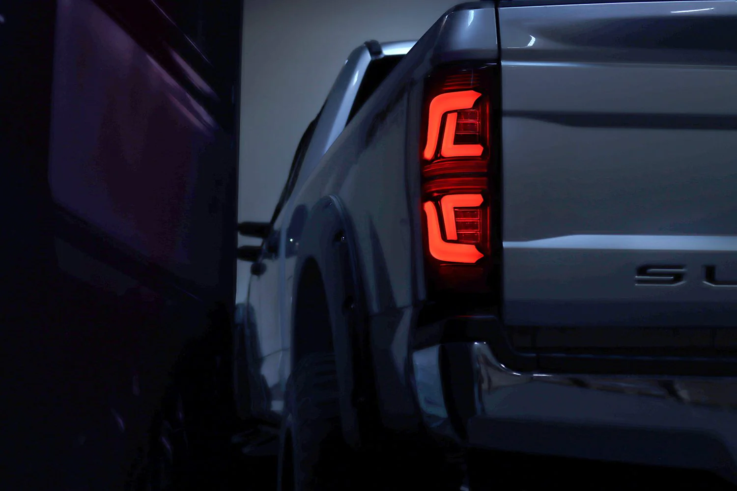 17-19 Ford Super Duty PRO-Series LED Tail Lights Jet Black - Image 17