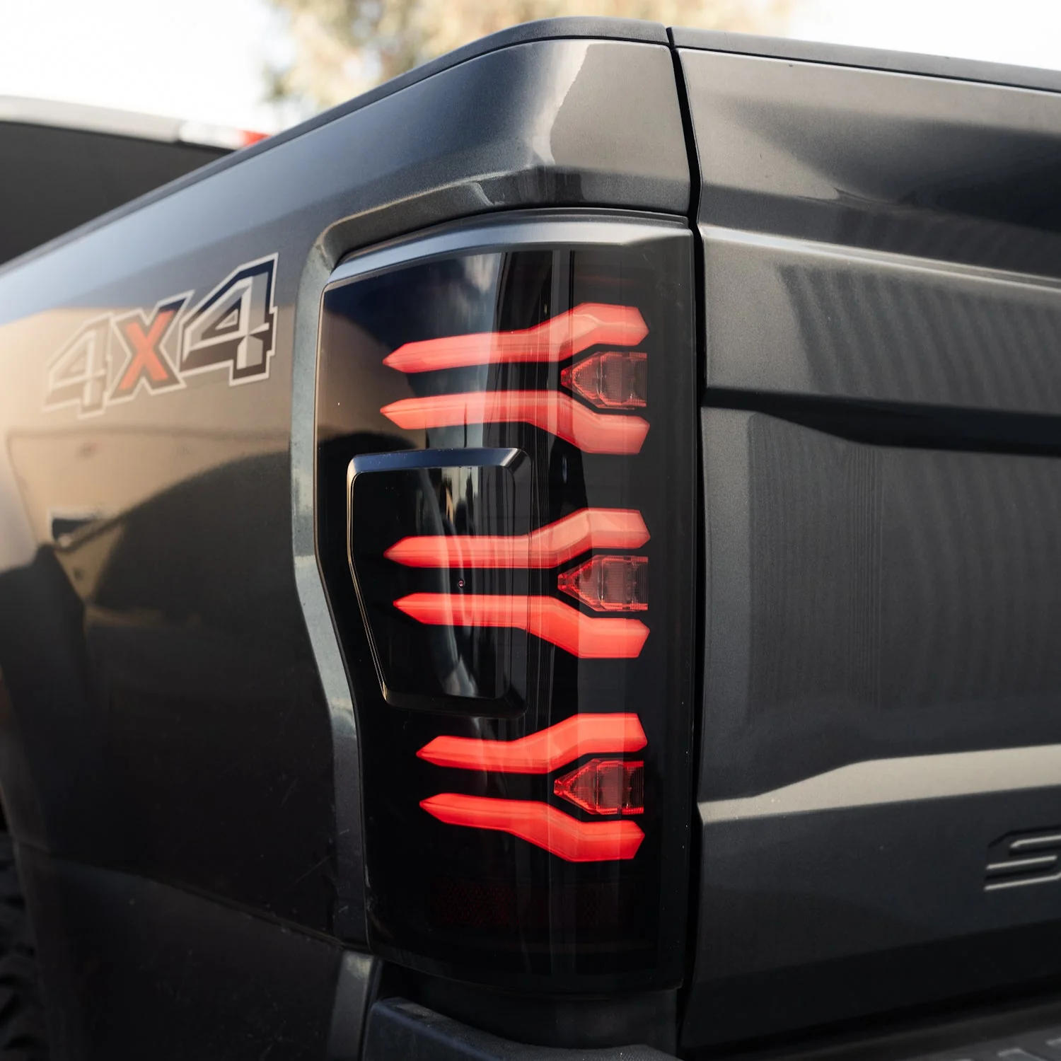 17-22 Ford Super Duty LUXX-Series LED Tail Lights Black - Image 21