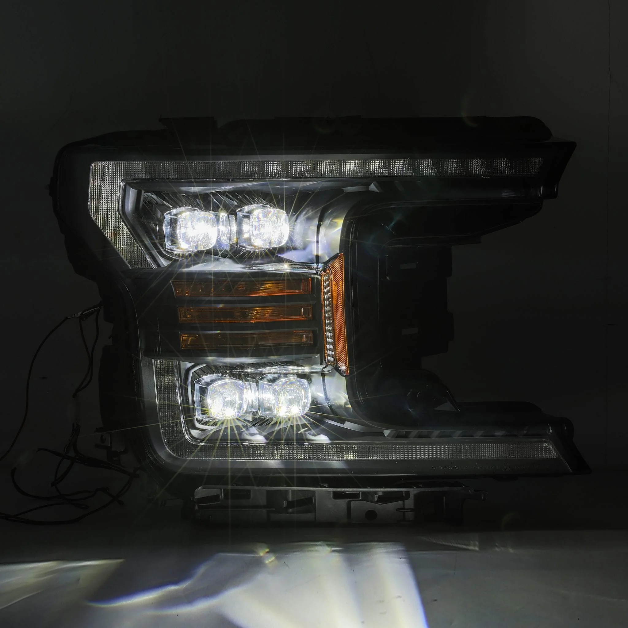 18-20 Ford F150 NOVA-Series LED Projector Headlights Black - Image 11