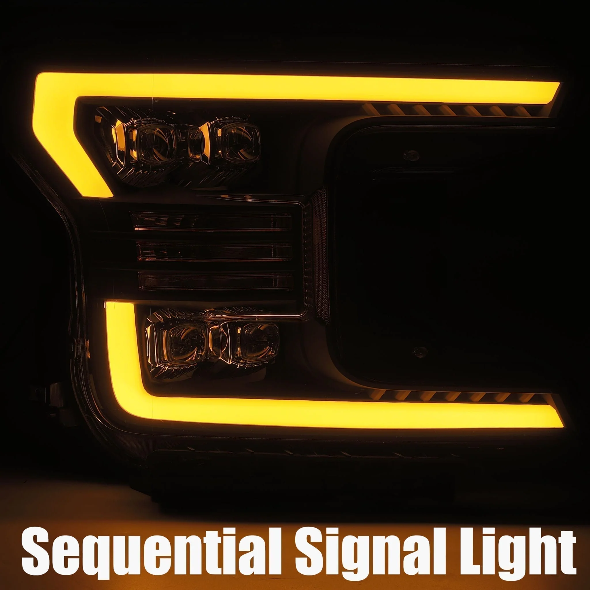 18-20 Ford F150 NOVA-Series LED Projector Headlights Chrome - Image 12