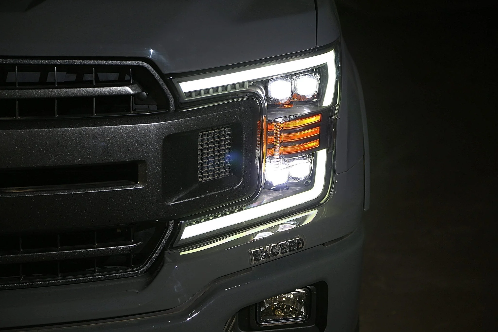 18-20 Ford F150 NOVA-Series LED Projector Headlights Chrome - Image 7