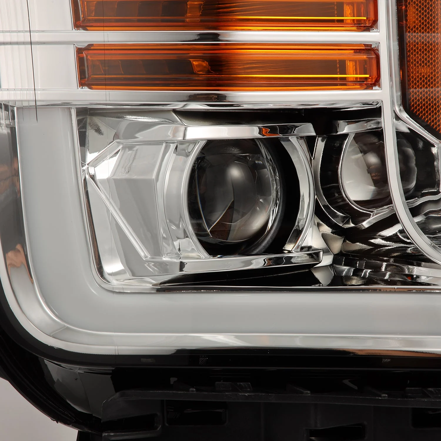 18-20 Ford F150 PRO-Series Halogen Projector Headlights Chrome - Image 14