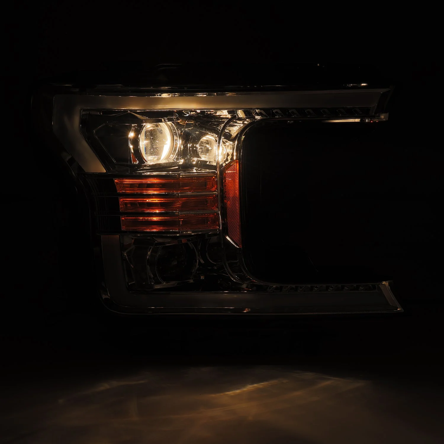 18-20 Ford F150 LUXX-Series LED Projector Headlights Chrome - Image 6