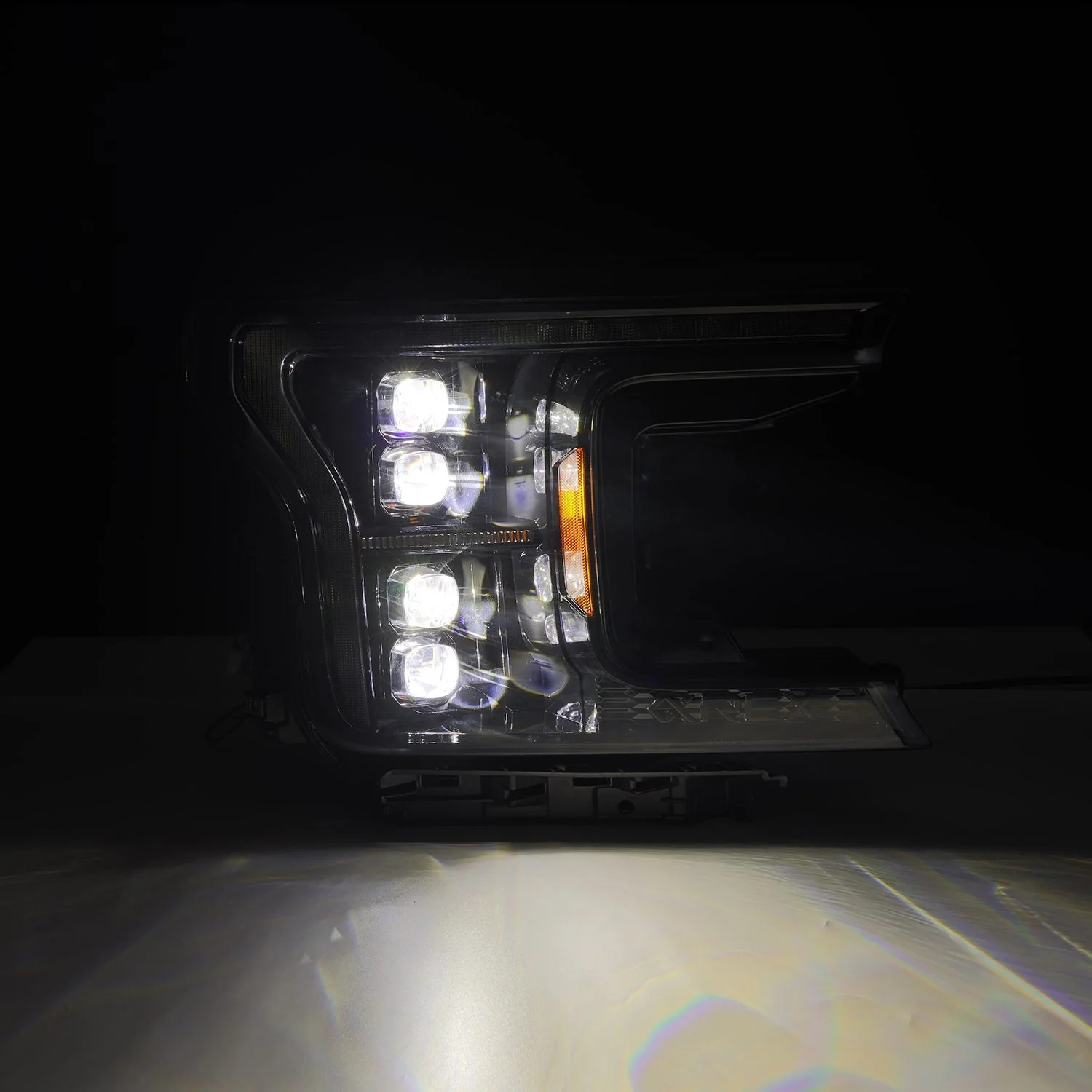 18-20 Ford F150 (MK II 14th Gen Style) NOVA-Series LED Projector Headlights Alpha-Black - Image 8