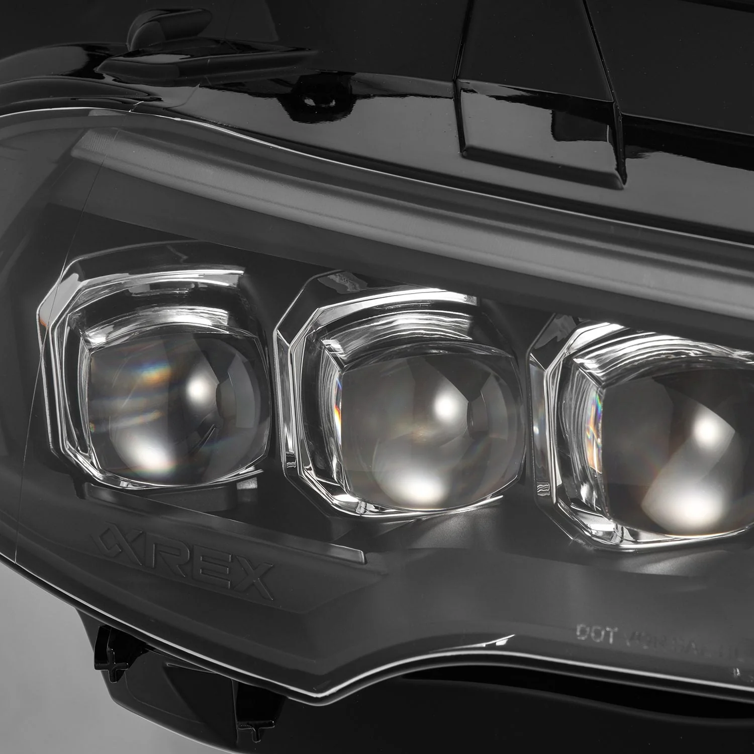 18-23 Ford Mustang NOVA-Series LED Projector Headlights Black - Image 13