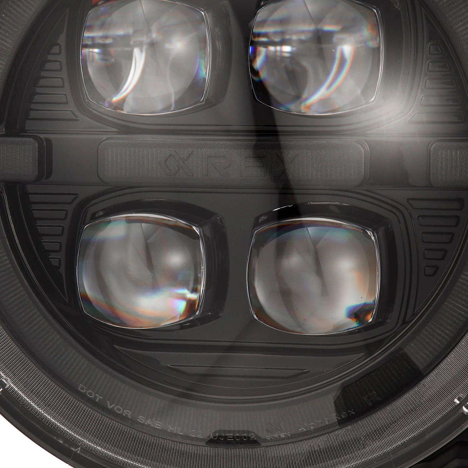 18-26 Jeep Wrangler JL/Gladiator JT NOVA-Series LED Projector Headlights Alpha-black - Image 13