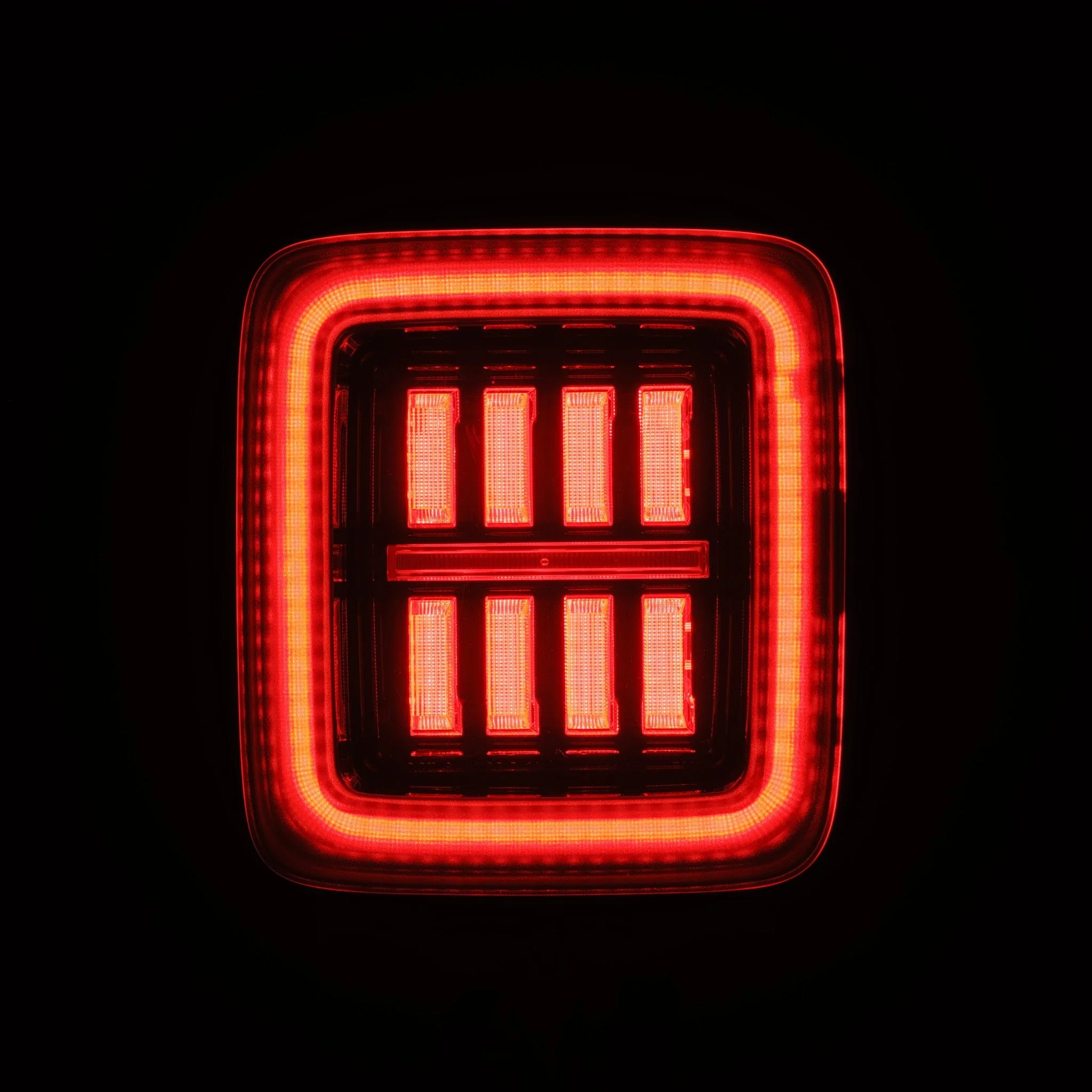 18-26 Jeep Wrangler JL NOVA-Series Prismatic LED Tail Lights Alpha-Black - Image 11