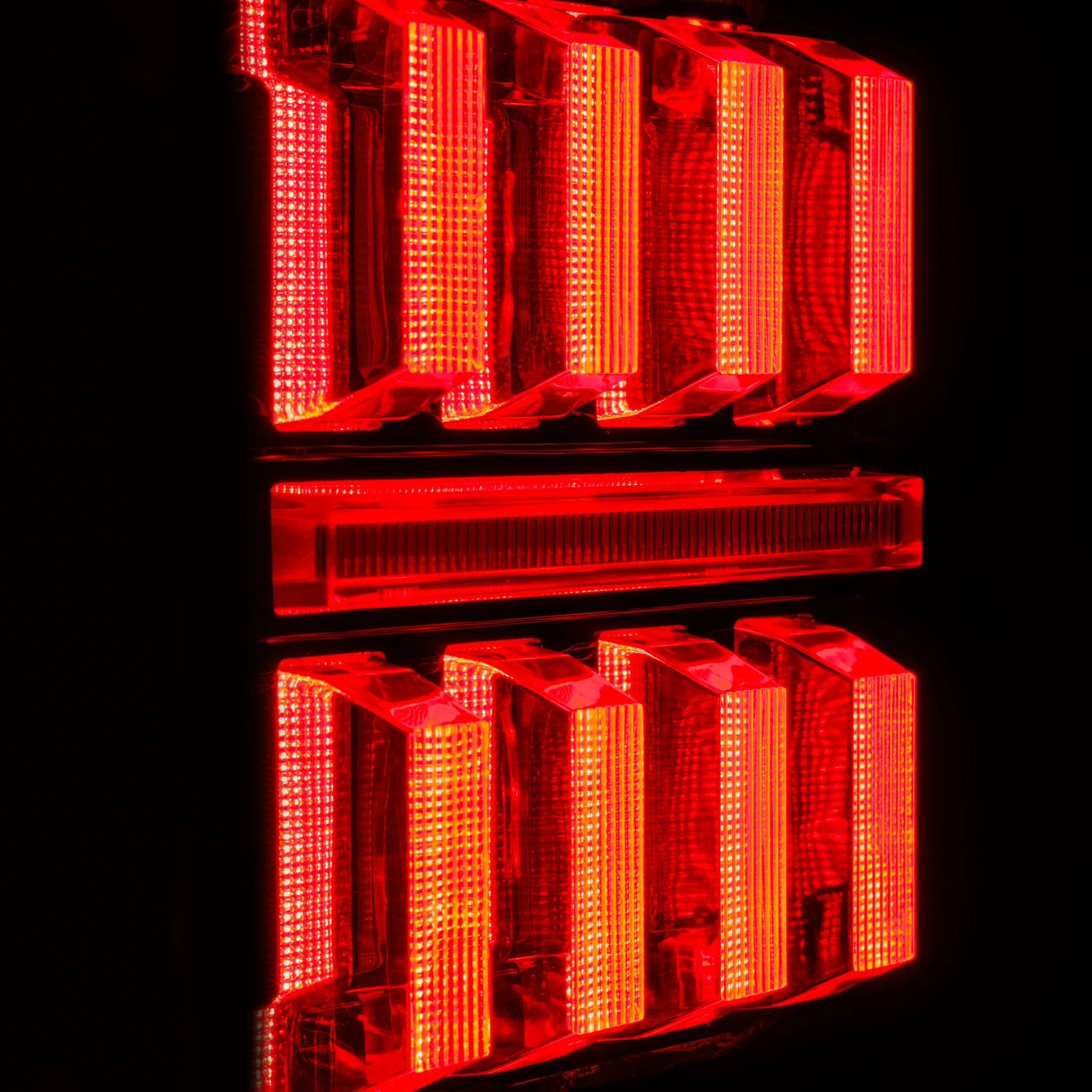 18-26 Jeep Wrangler JL NOVA-Series Prismatic LED Tail Lights Black-Red - Image 5