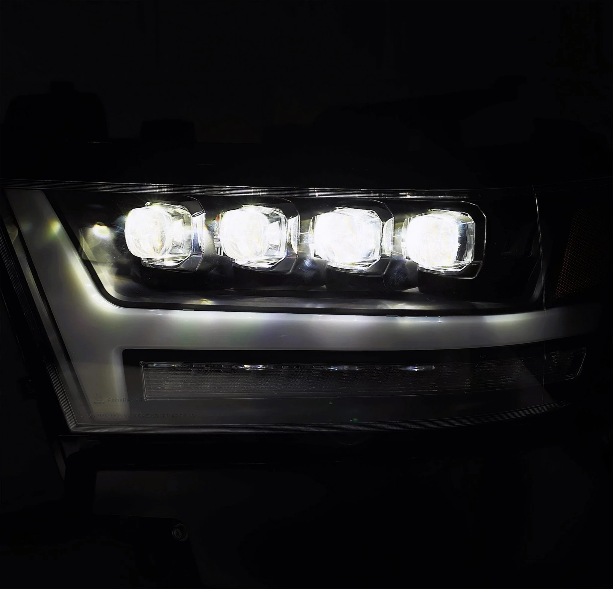 19-24 Ram 1500 NOVA-Series LED Projector Headlights Black - Image 5