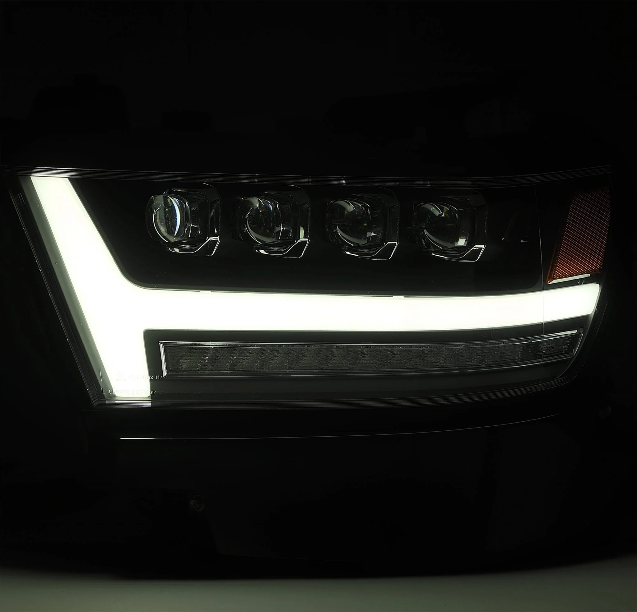 19-24 Ram 1500 NOVA-Series LED Projector Headlights Chrome - Image 3