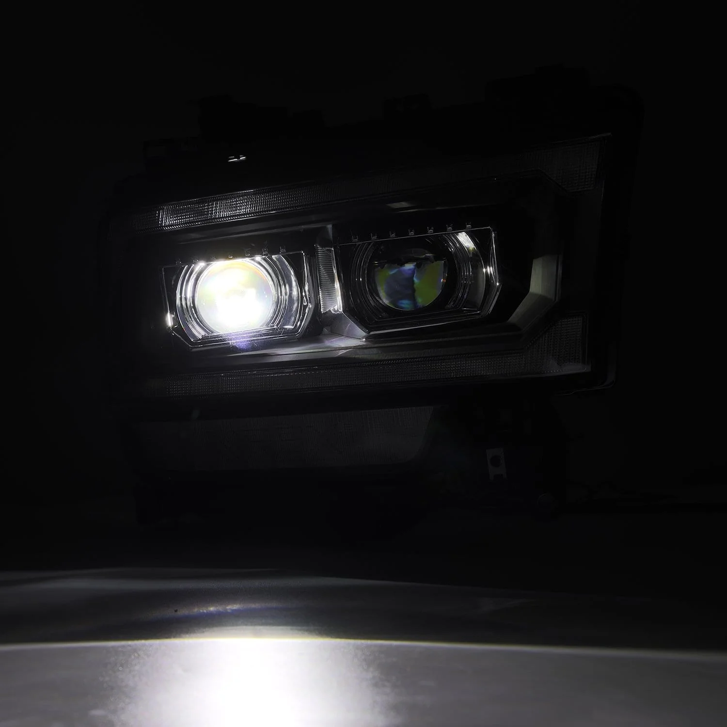 19-24 Ram 2500/3500/4500/5500 LUXX-Series LED Projector Headlights Black - Image 5