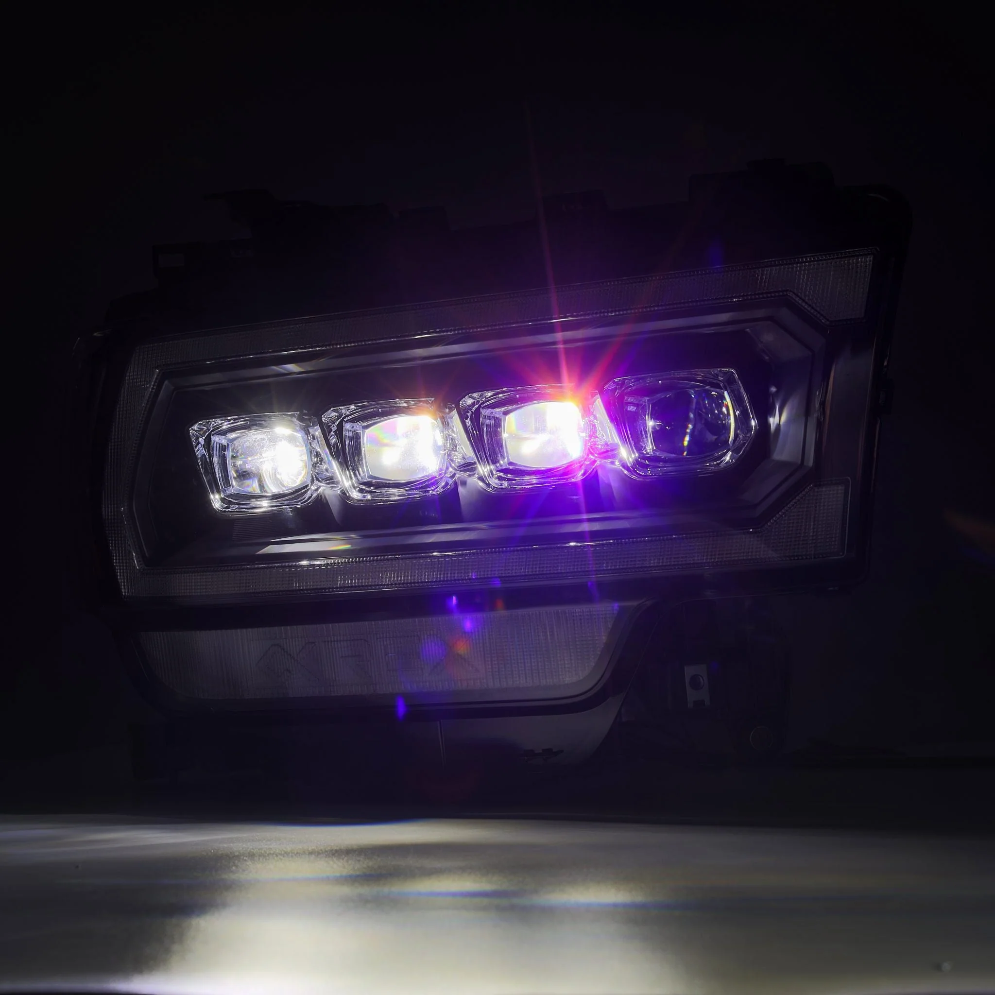 19-24 Ram 2500/3500/4500/5500 NOVA-Series LED Projector Headlights Black - Image 5