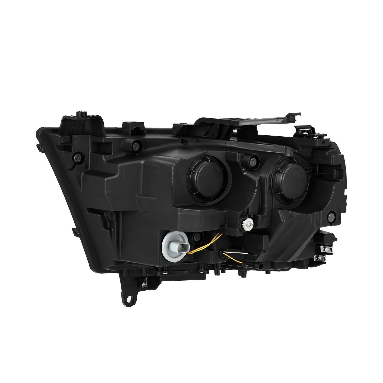 19-24 Ram 1500 (MK II 2500 Style) PRO-Series Halogen Projector Headlights Black - Image 11