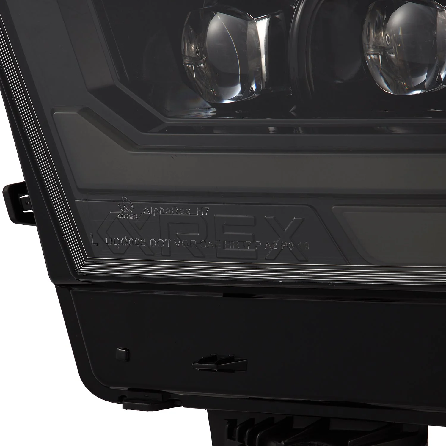 19-24 Ram 1500 (MK II 2500 Style) NOVA-Series LED Projector Headlights Alpha-Black - Image 15