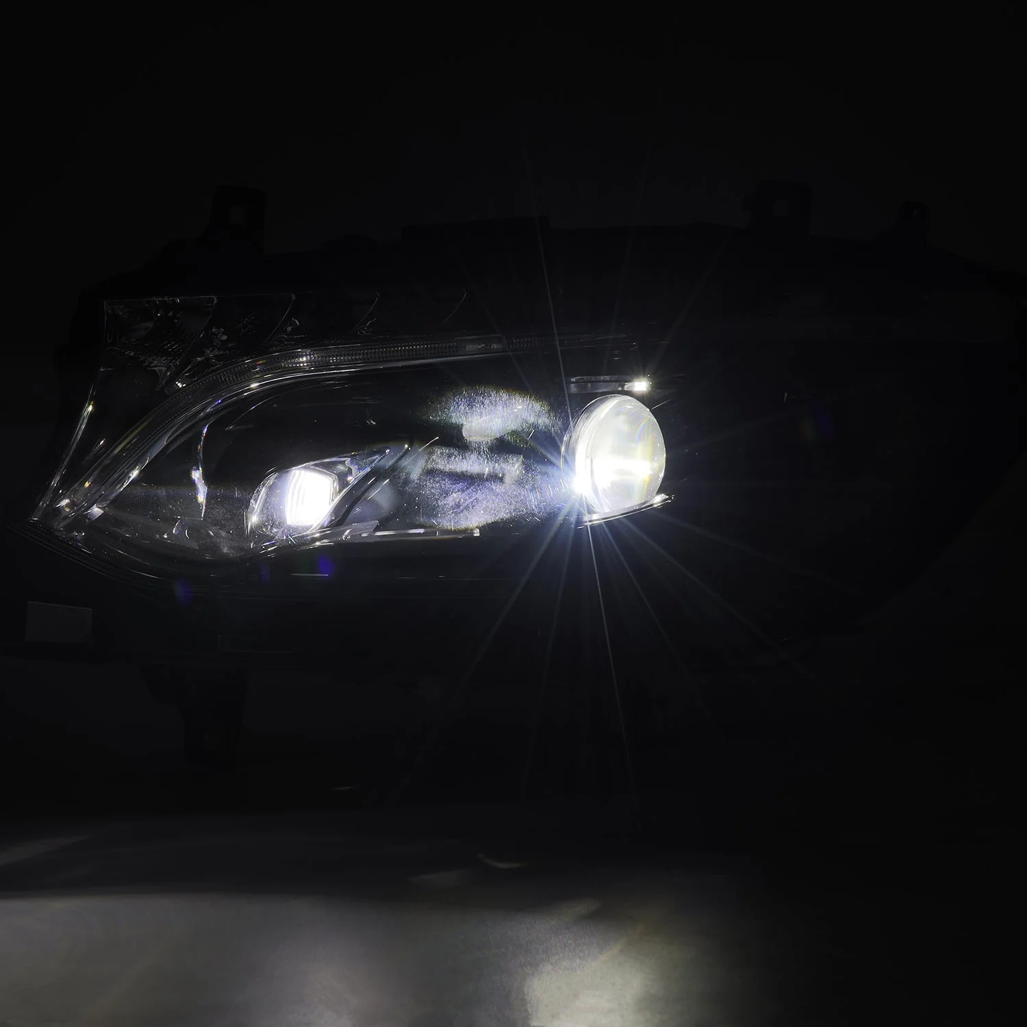 19-26 Mercedes-Benz Sprinter LUXX-Series LED Projector Headlights Alpha-Black - Image 2
