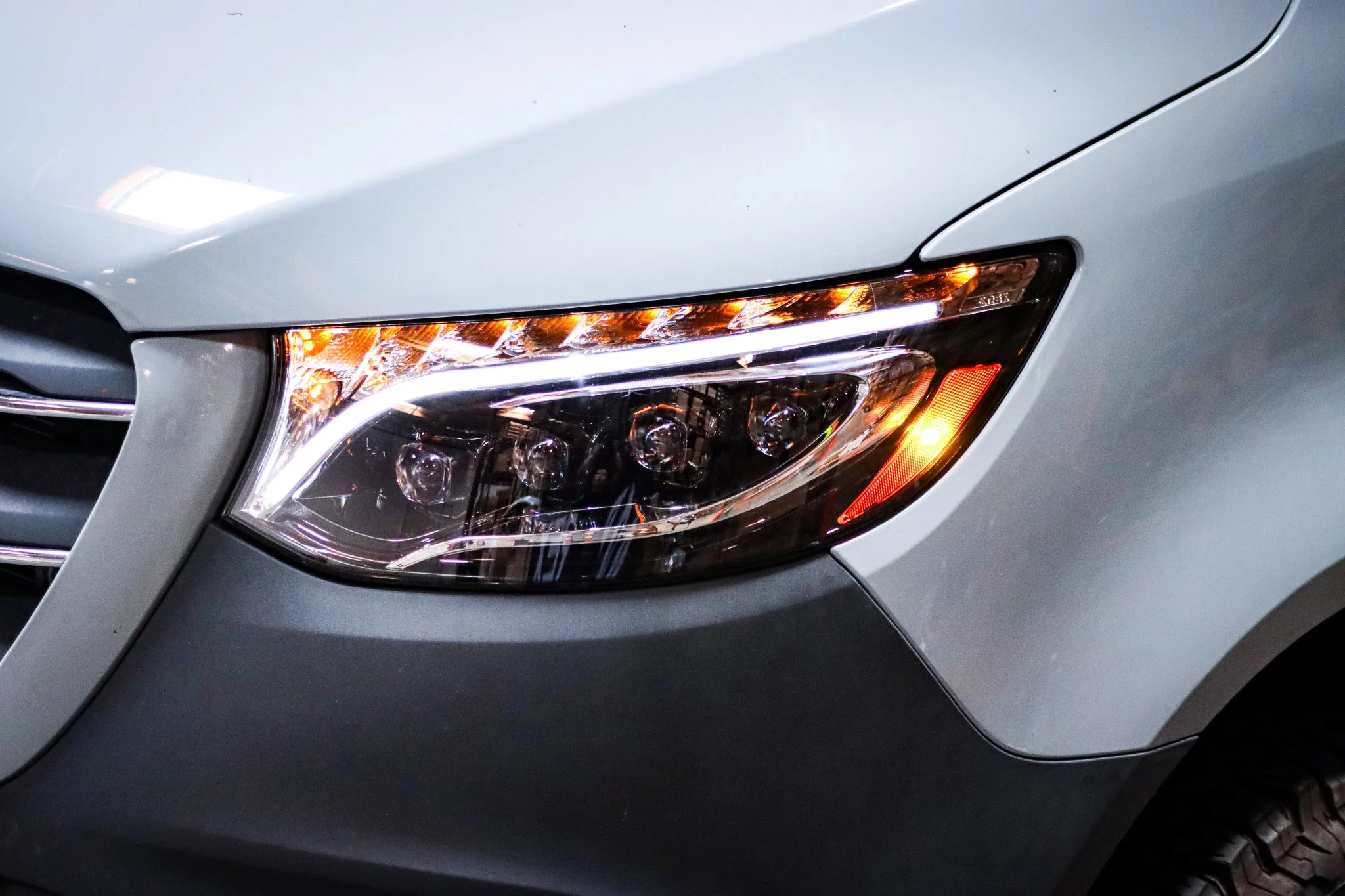 19-26 Mercedes-Benz Sprinter NOVA-Series LED Projector Headlights Alpha-Black - Image 4