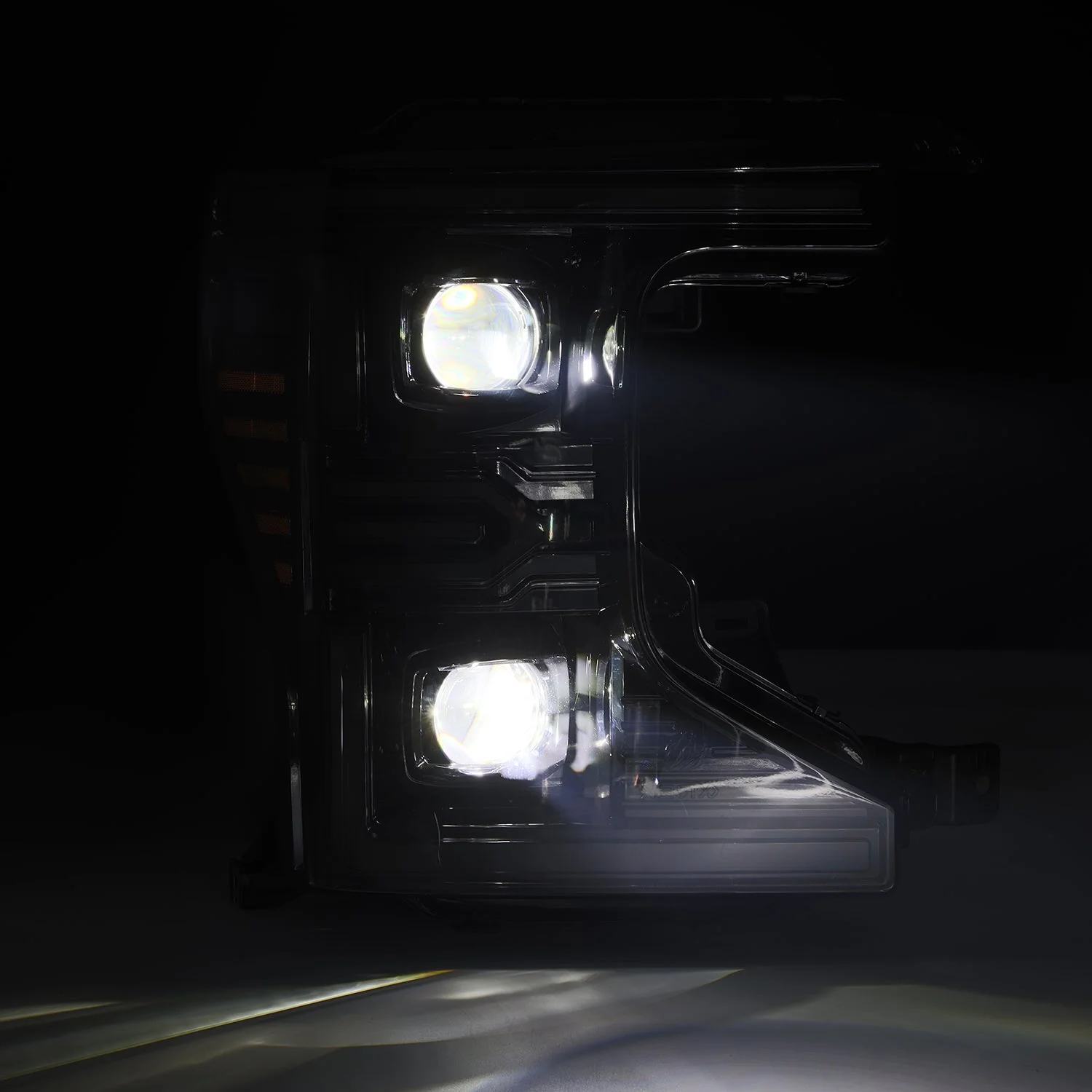 20-22 Ford Super Duty LUXX-Series LED Projector Headlights Alpha-Black - Image 13
