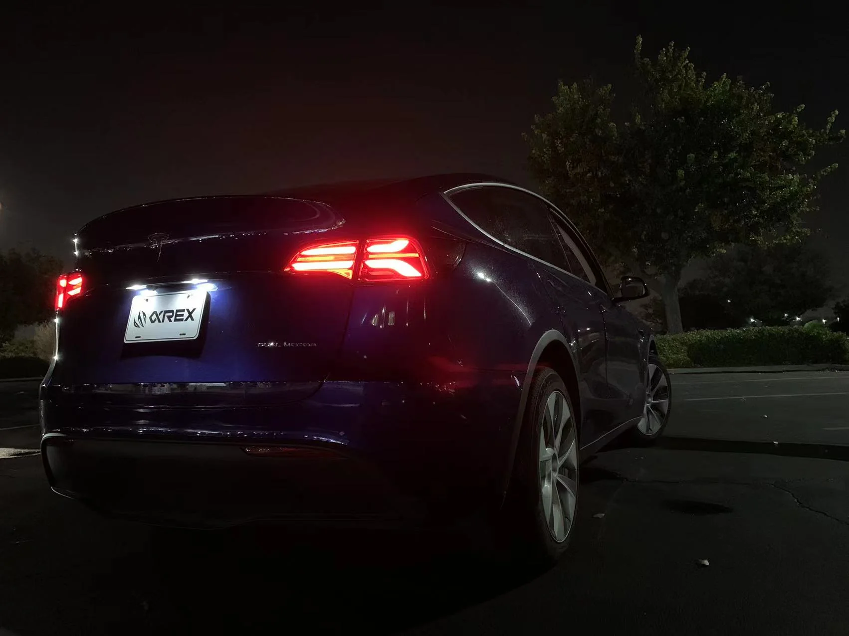 20-24 Tesla Model Y / 22-23 Model 3 (With Stock Amber Turn Signal) PRO-Series LED Tail Lights Jet Black - Image 2