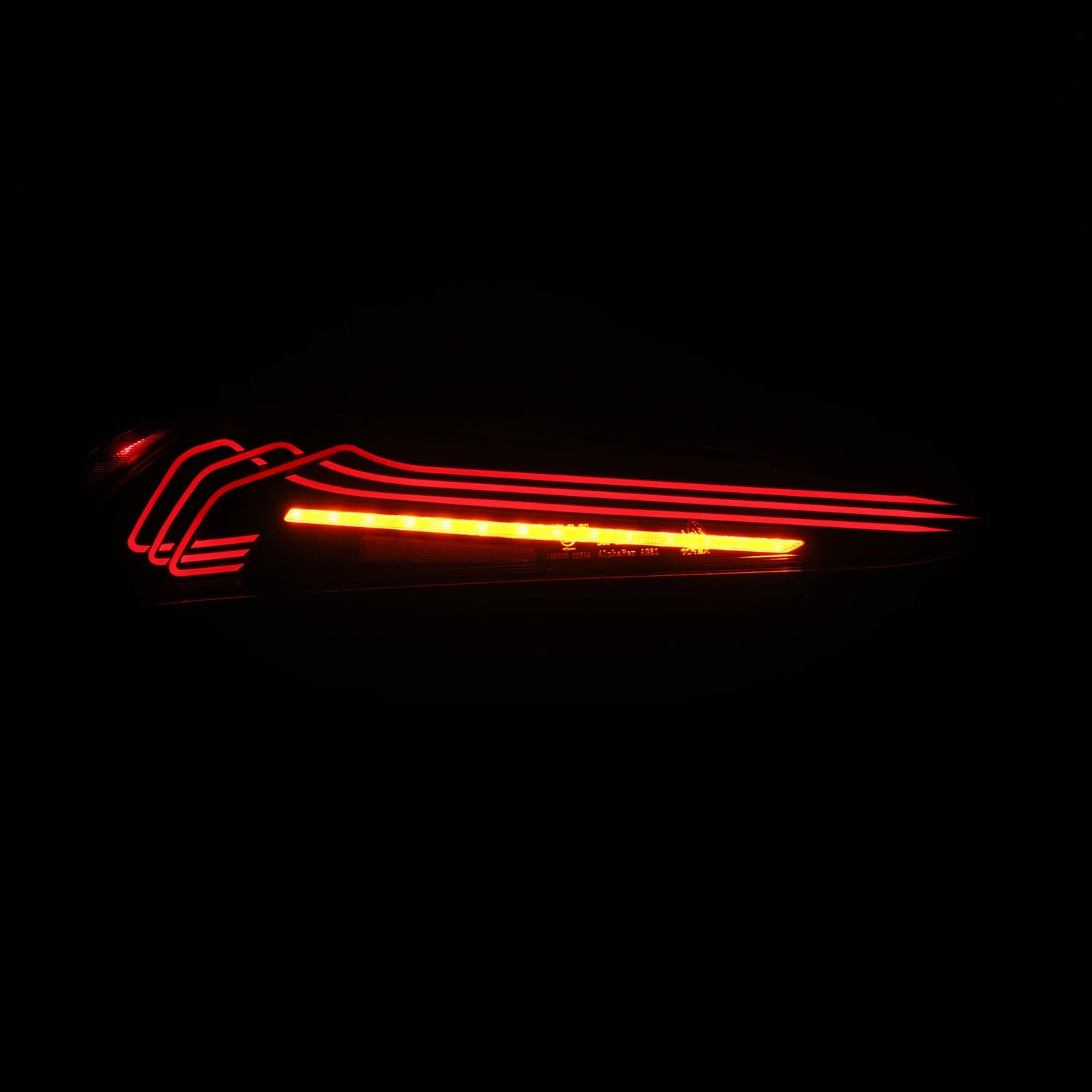 20-26 Toyota Supra CSL Laser Style LUXX-Series LED Tail Lights - Vivid Red - Image 9