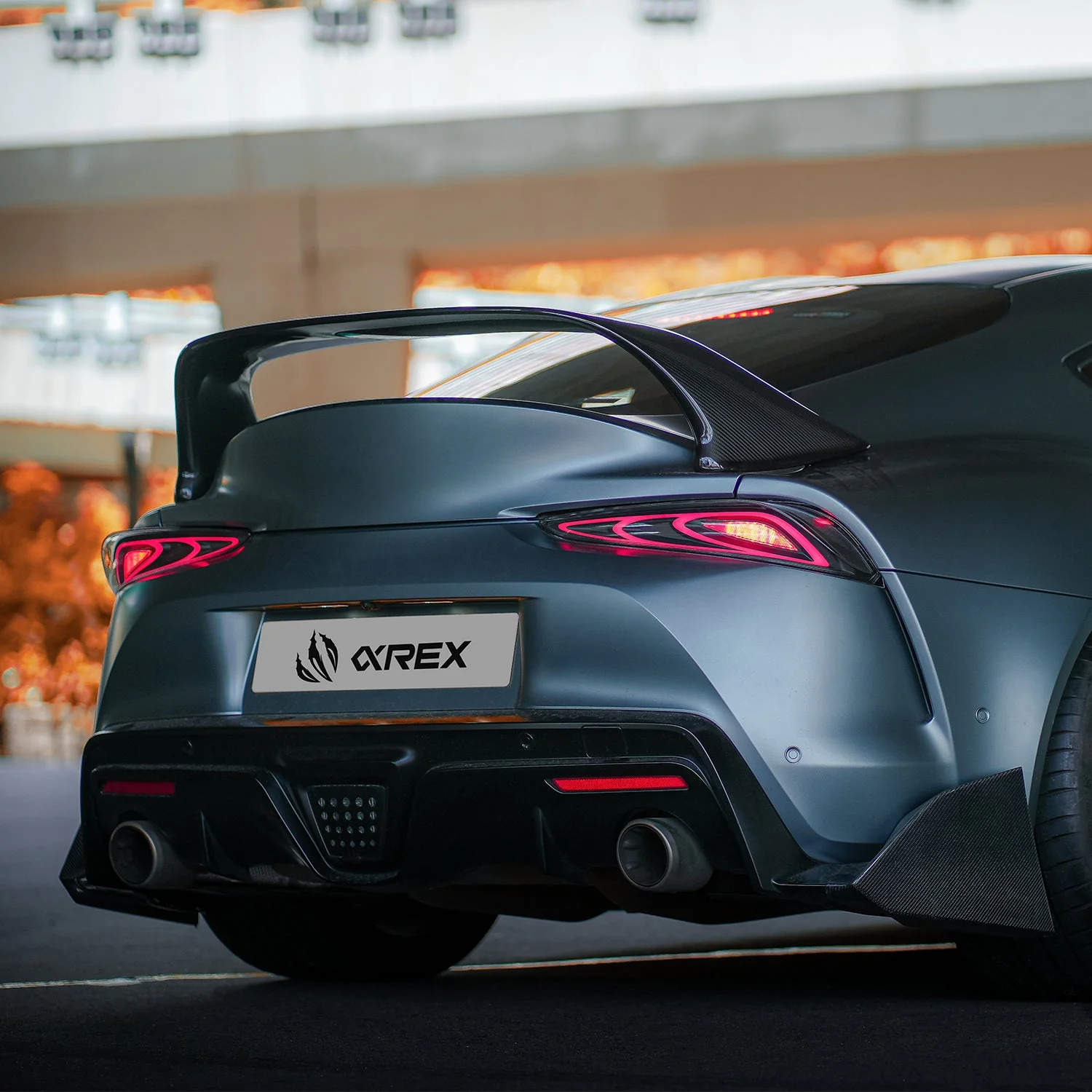 20-26 Toyota Supra  FT-1 Style LUXX-Series LED Tail Lights - Alpha Black - Image 3