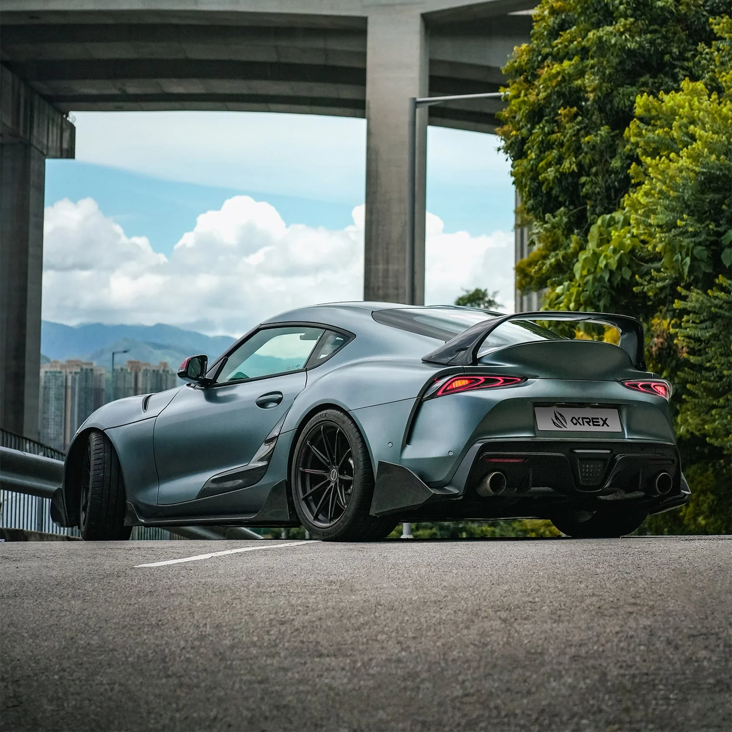 20-26 Toyota Supra  FT-1 Style LUXX-Series LED Tail Lights - Alpha Black - Image 7