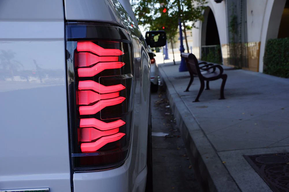 21-23 Ford F150 LUXX-Series LED Tail Lights Alpha-Black - Image 8