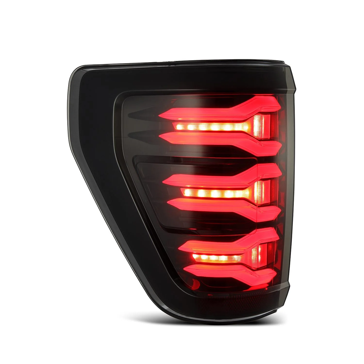 21-23 Ford F150/F150 Raptor LUXX-Series LED Tail Lights Black-Red - Image 9