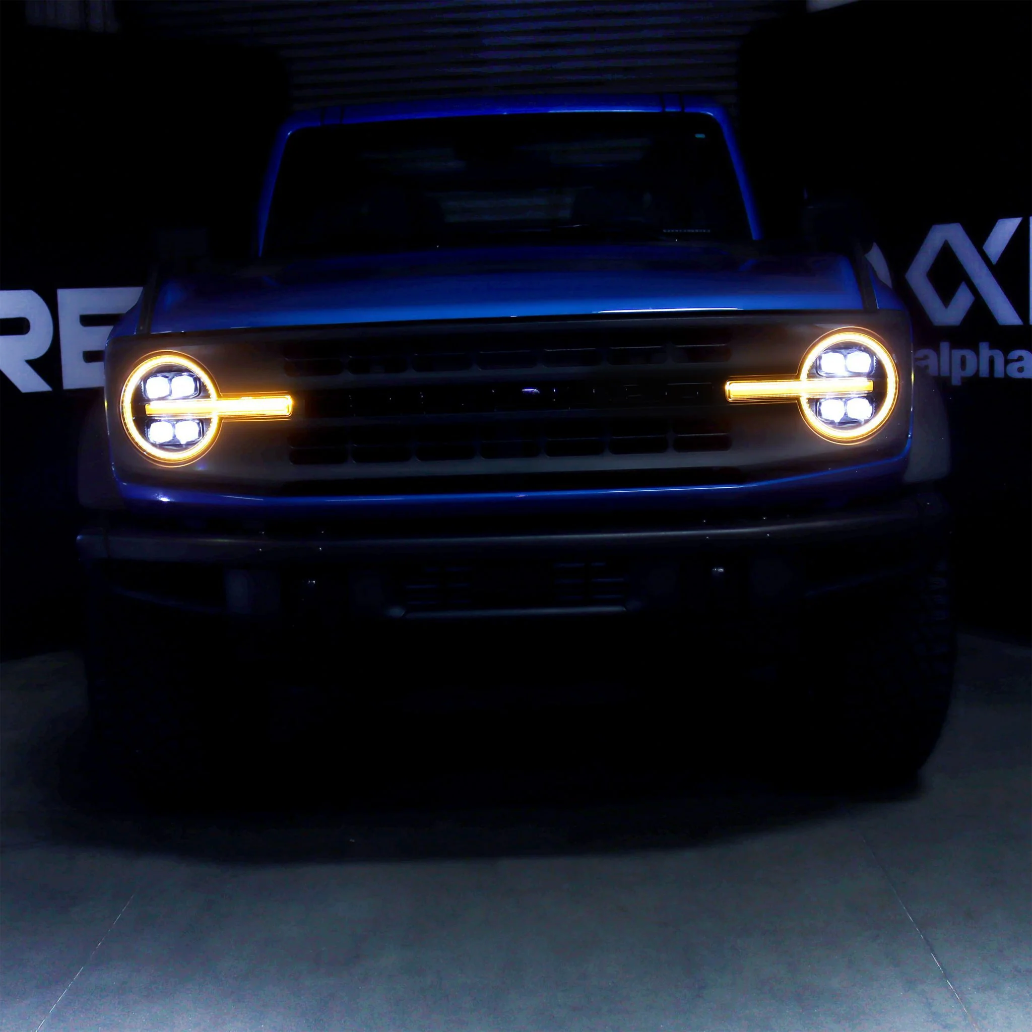 21-26 Ford Bronco / 22-26 Bronco Raptor NOVA-Series LED Projector Headlights Black - Image 11