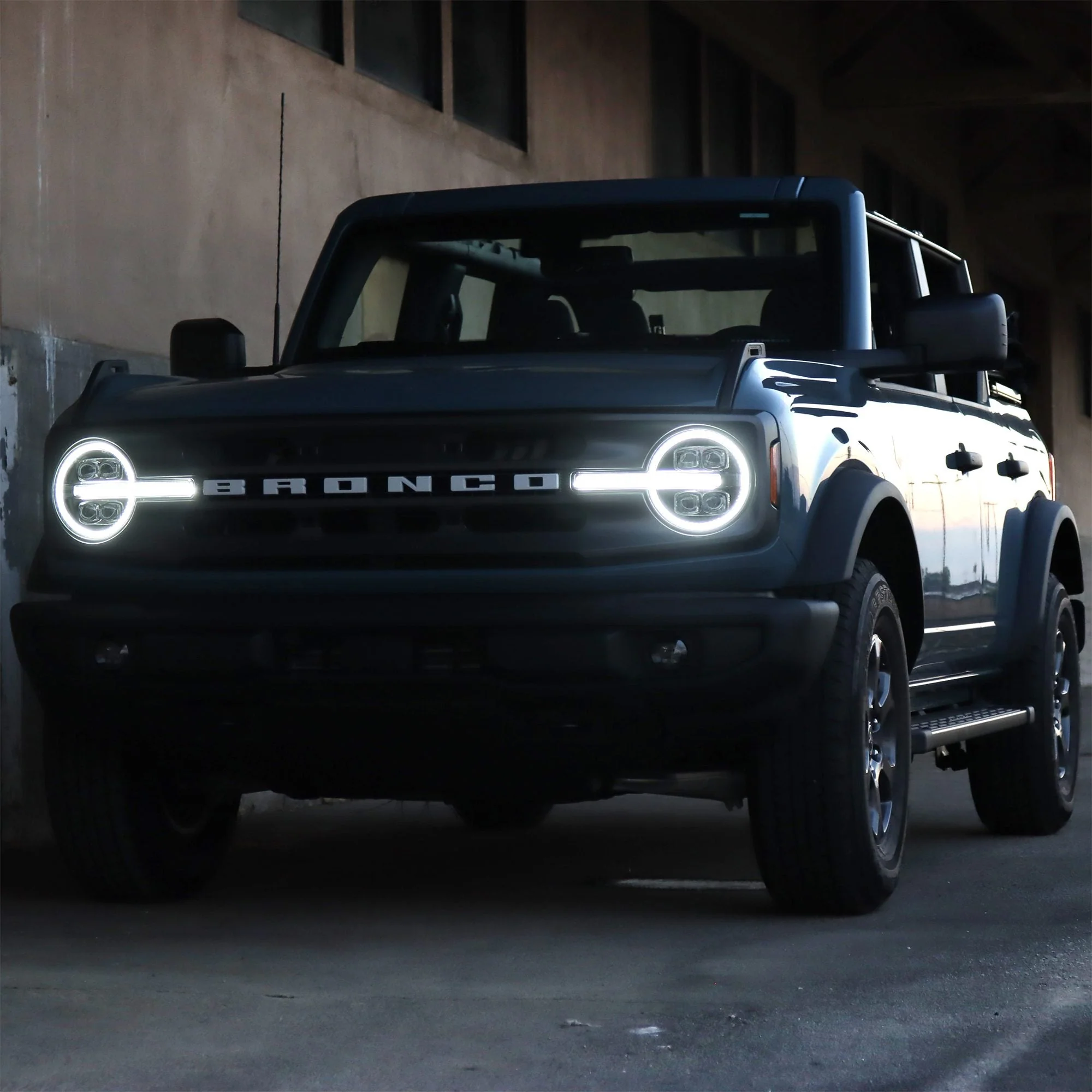 21-26 Ford Bronco / 22-26 Bronco Raptor NOVA-Series LED Projector Headlights Black - Image 8