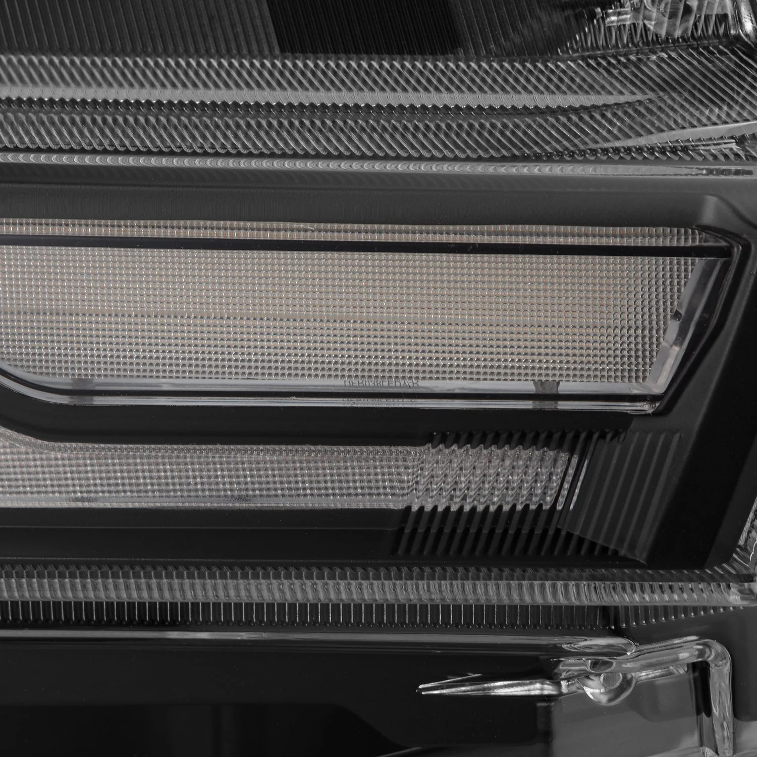 24-26 Ford Ranger / Ranger Raptor LUXX-Series LED Projector Headlights Black - Image 3