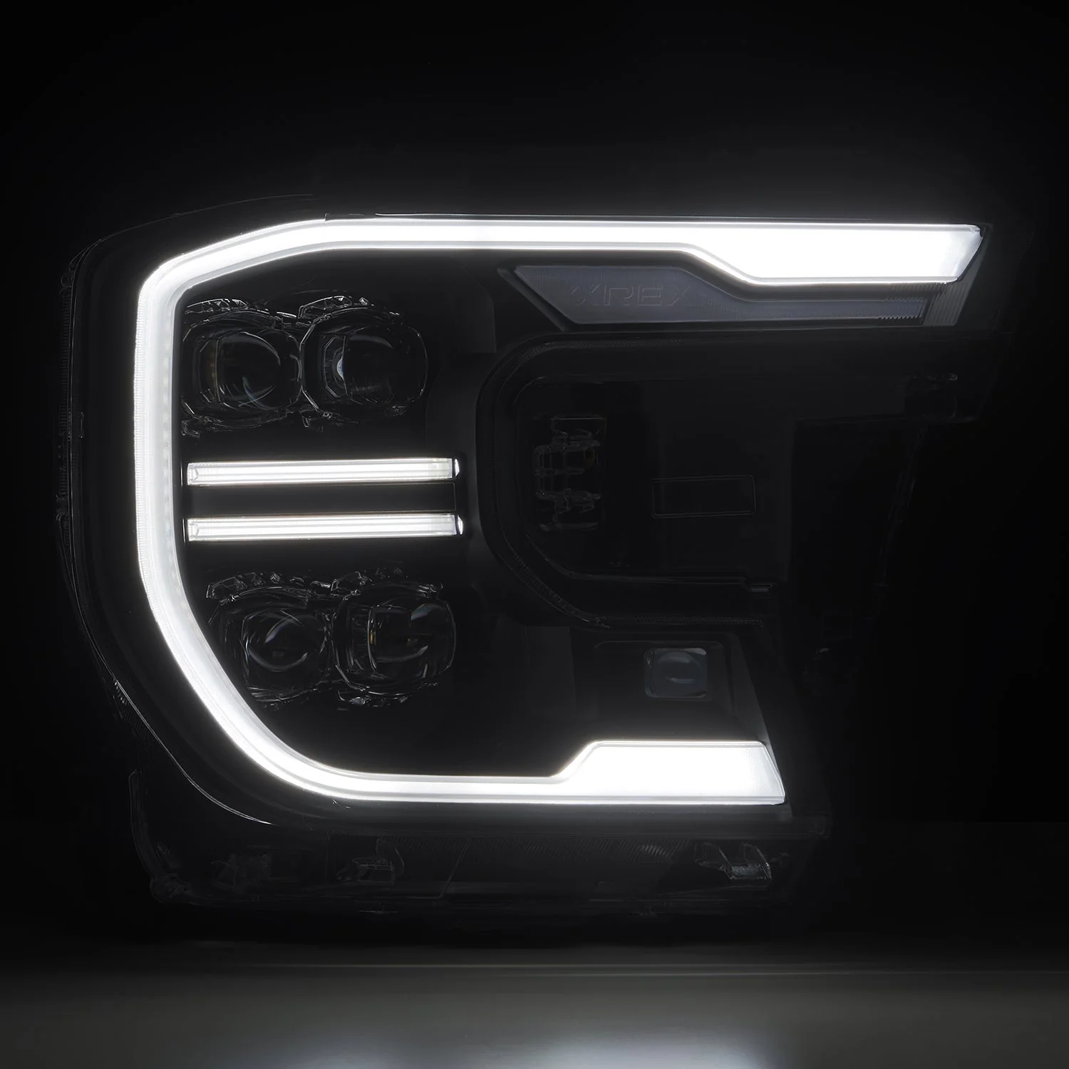 24-26 Ford Ranger / Ranger Raptor NOVA-Series LED Projector Headlights Black - Image 7