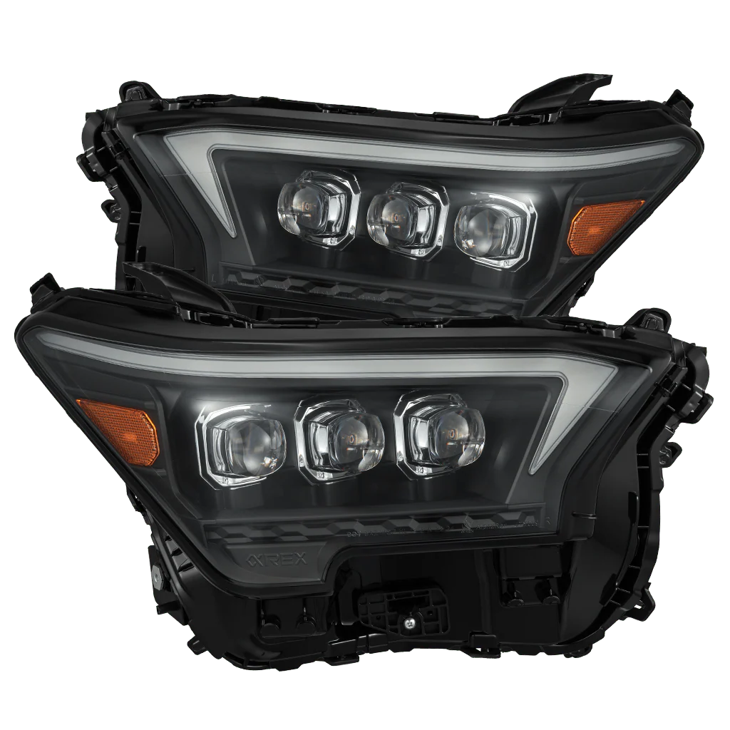 24-26 Toyota Tacoma /25-up 4Runner OG-Style NOVA-Series LED Projector Headlights Black