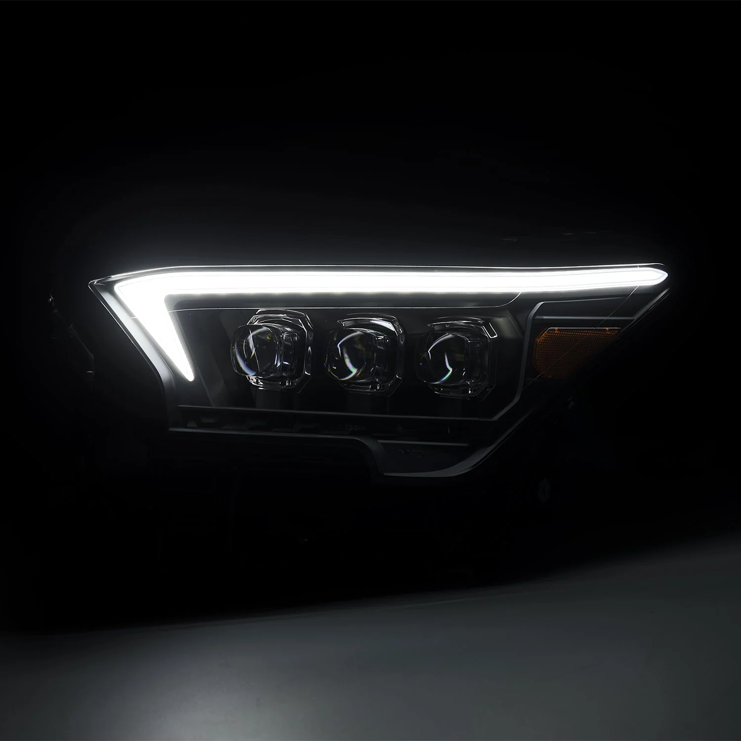 24-26 Toyota Tacoma /25-up 4Runner OG-Style NOVA-Series LED Projector Headlights Black - Image 2