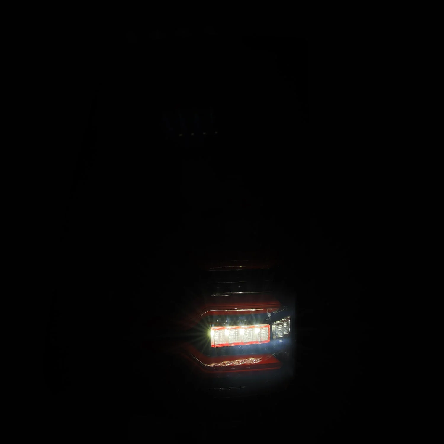 25-26 Ram 1500 LUXX-Series LED Tail Lights Black Red - Image 5