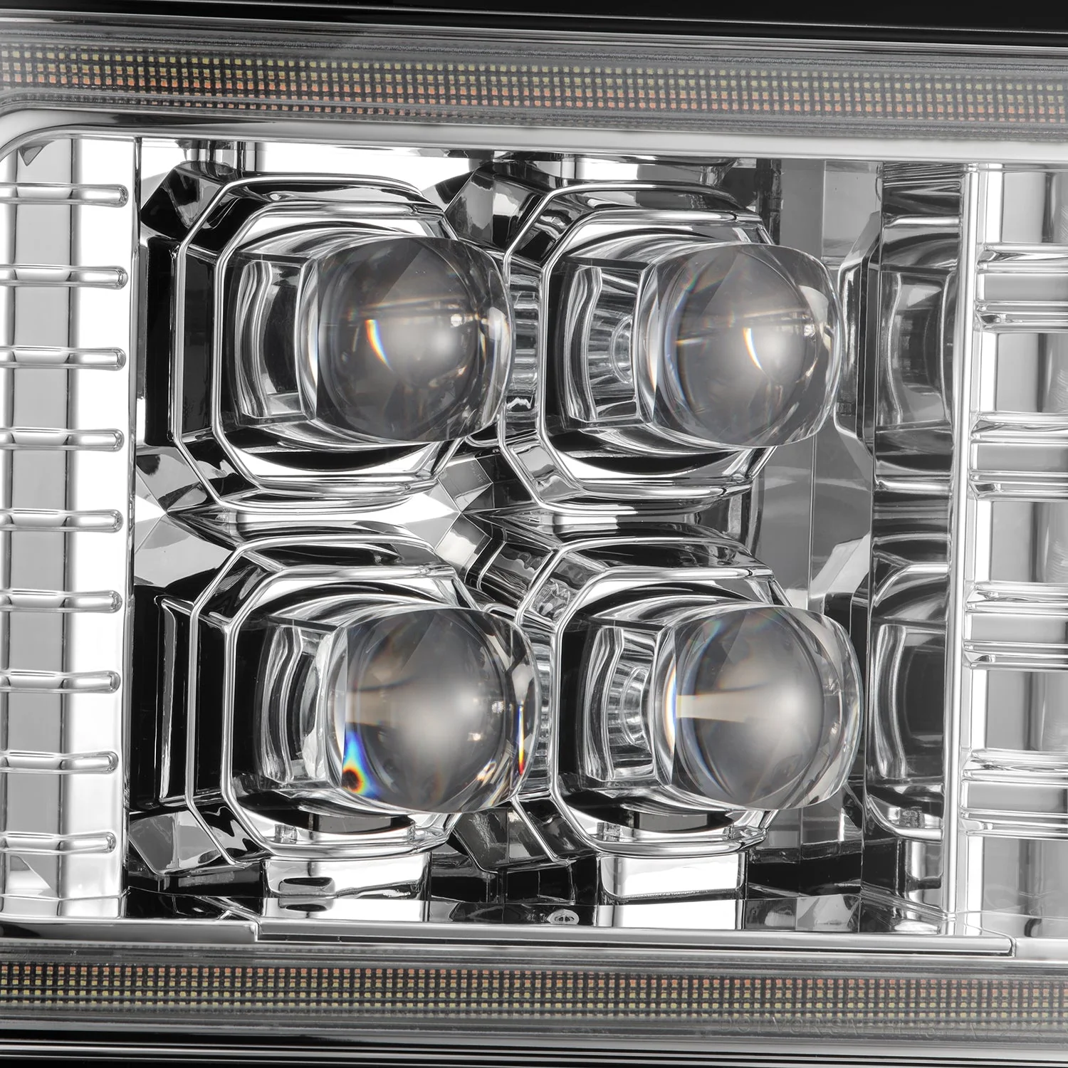 92-96 Ford F-Series/Bronco NOVA-Series LED Projector Headlights Chrome - Image 10
