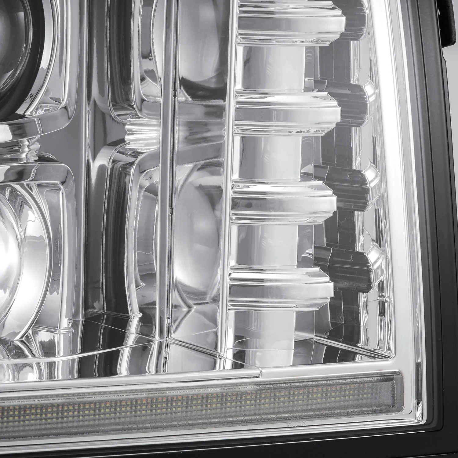 92-96 Ford F-Series/Bronco PRO-Series Halogen Projector Headlights Chrome - Image 15