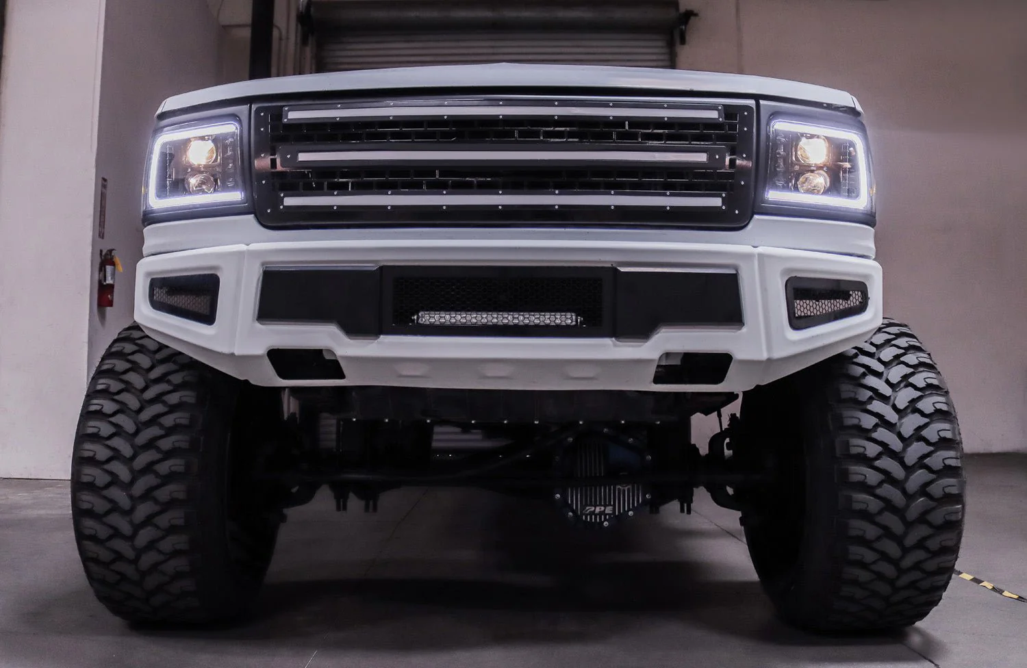 92-96 Ford F-Series/Bronco PRO-Series Halogen Projector Headlights Chrome - Image 2