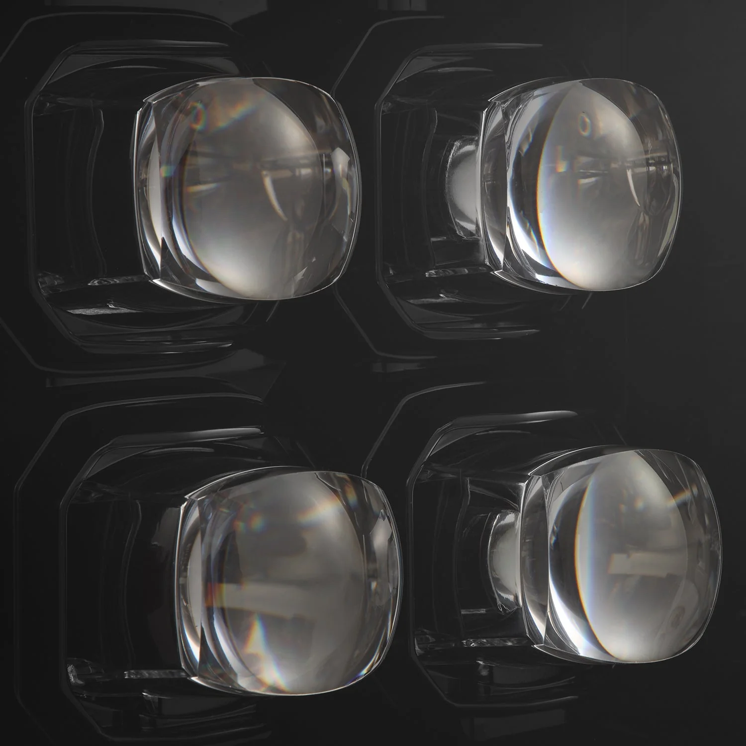 92-96 Ford F-Series/Bronco NOVA-Series LED Projector Headlights Alpha-Black - Image 12