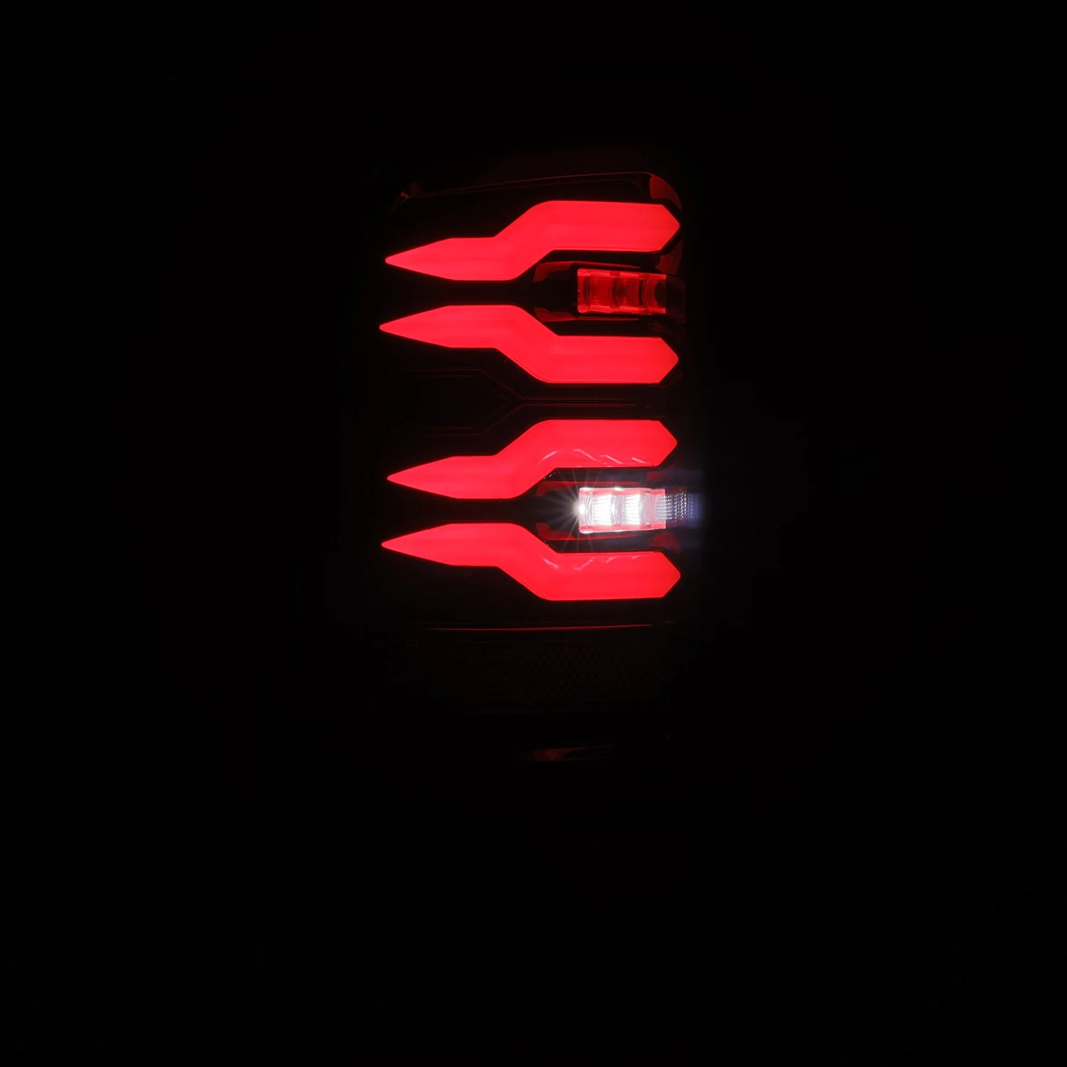 94-01 Dodge Ram 1500/94-02 Ram 2500/3500 LUXX-Series LED Tail Lights Black Red - Image 9