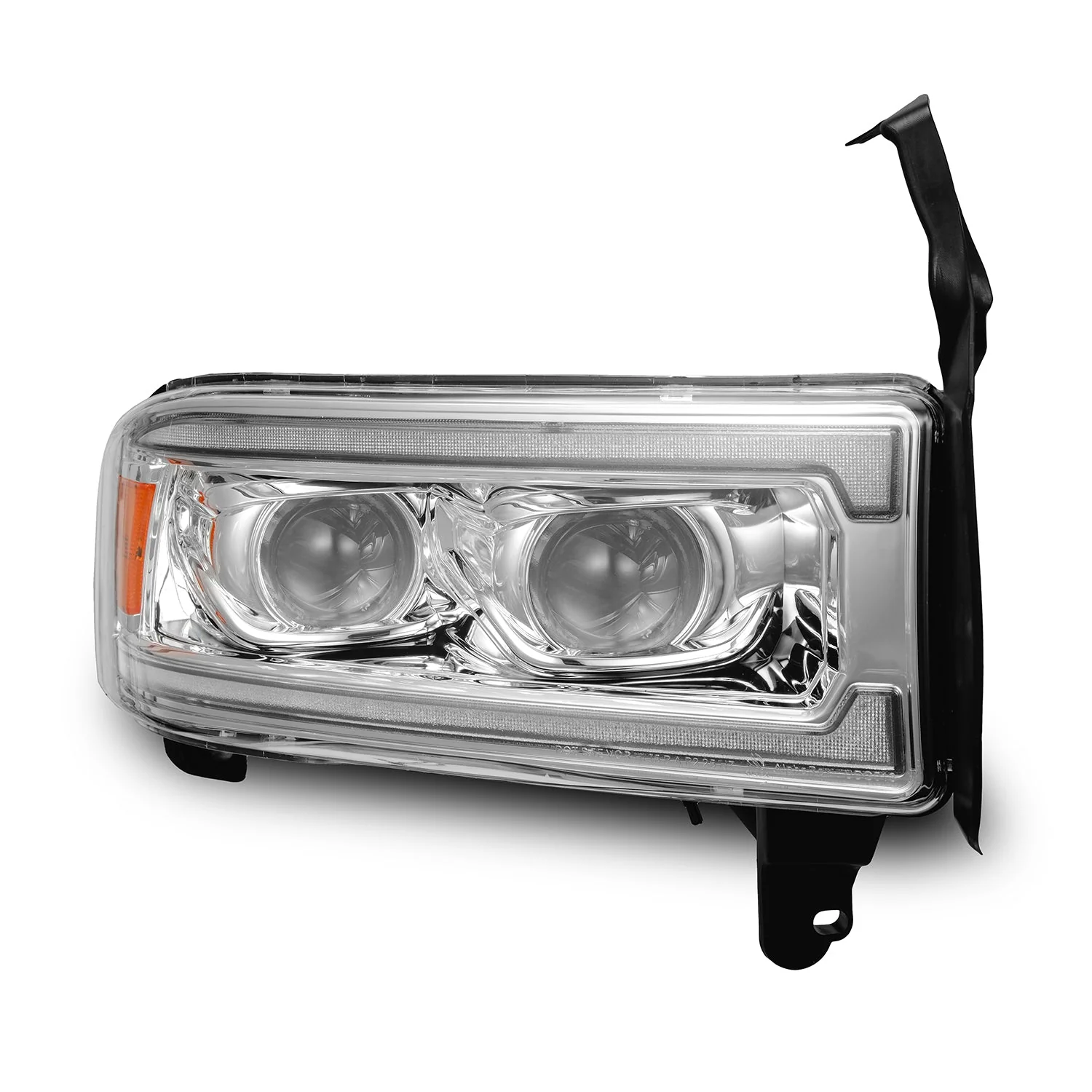 94-01 Dodge Ram 1500/94-02 Ram 2500/3500 LUXX-Series LED Headlights Chrome - Image 7
