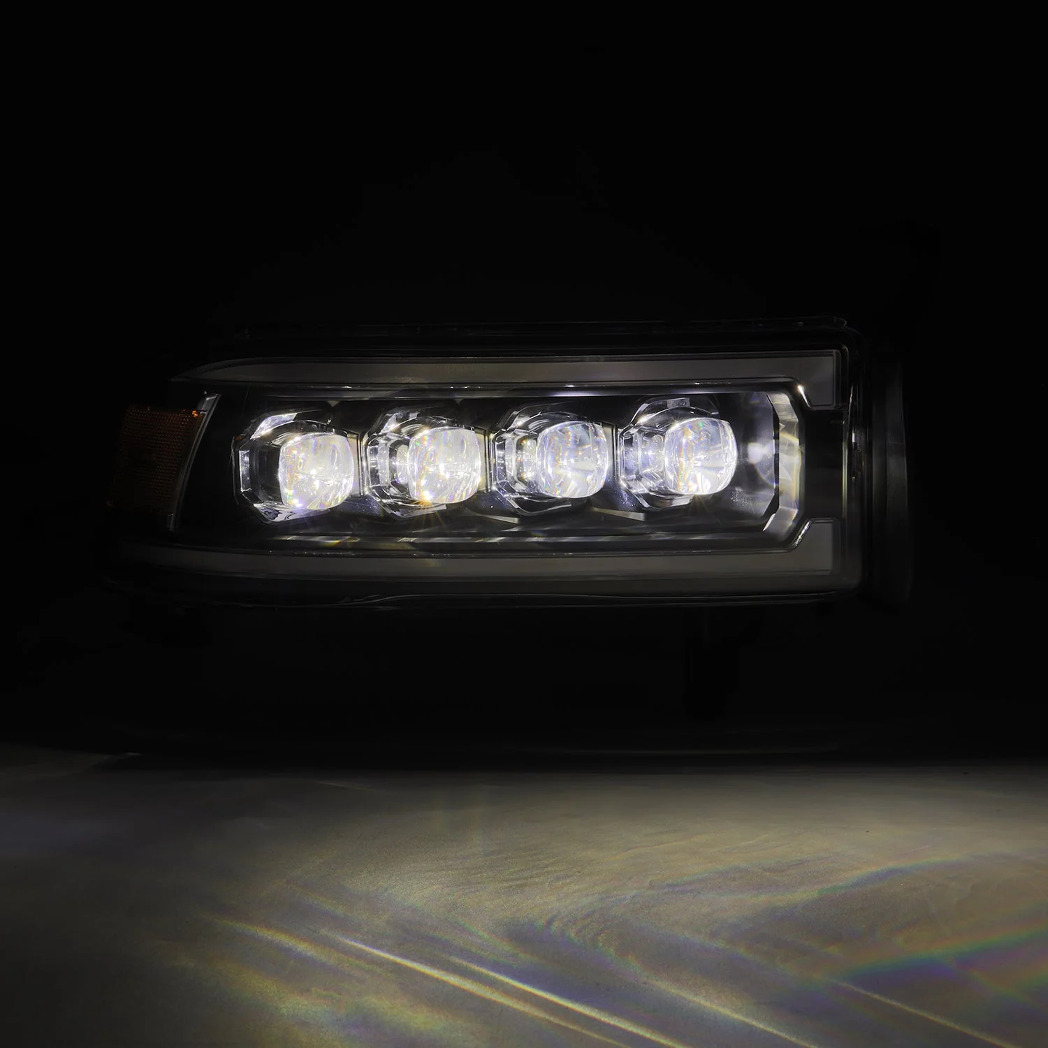 94-01 Dodge Ram 1500/94-02 Ram 2500/3500 NOVA-Series LED Headlights Alpha-Black - Image 7
