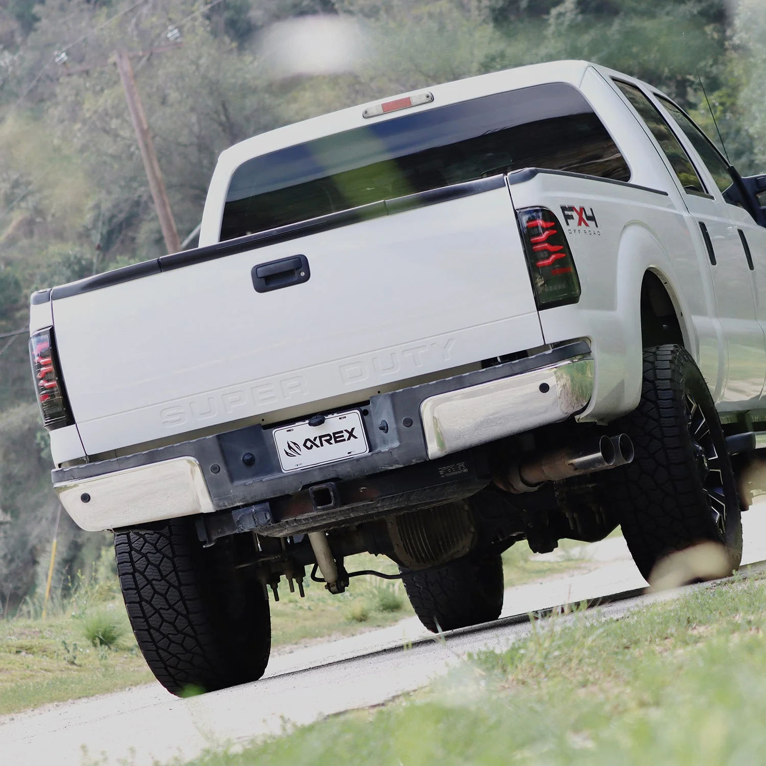 99-16 Ford Super Duty / 97-03 F150 LUXX-Series LED Tail Lights Alpha-Black - Image 2