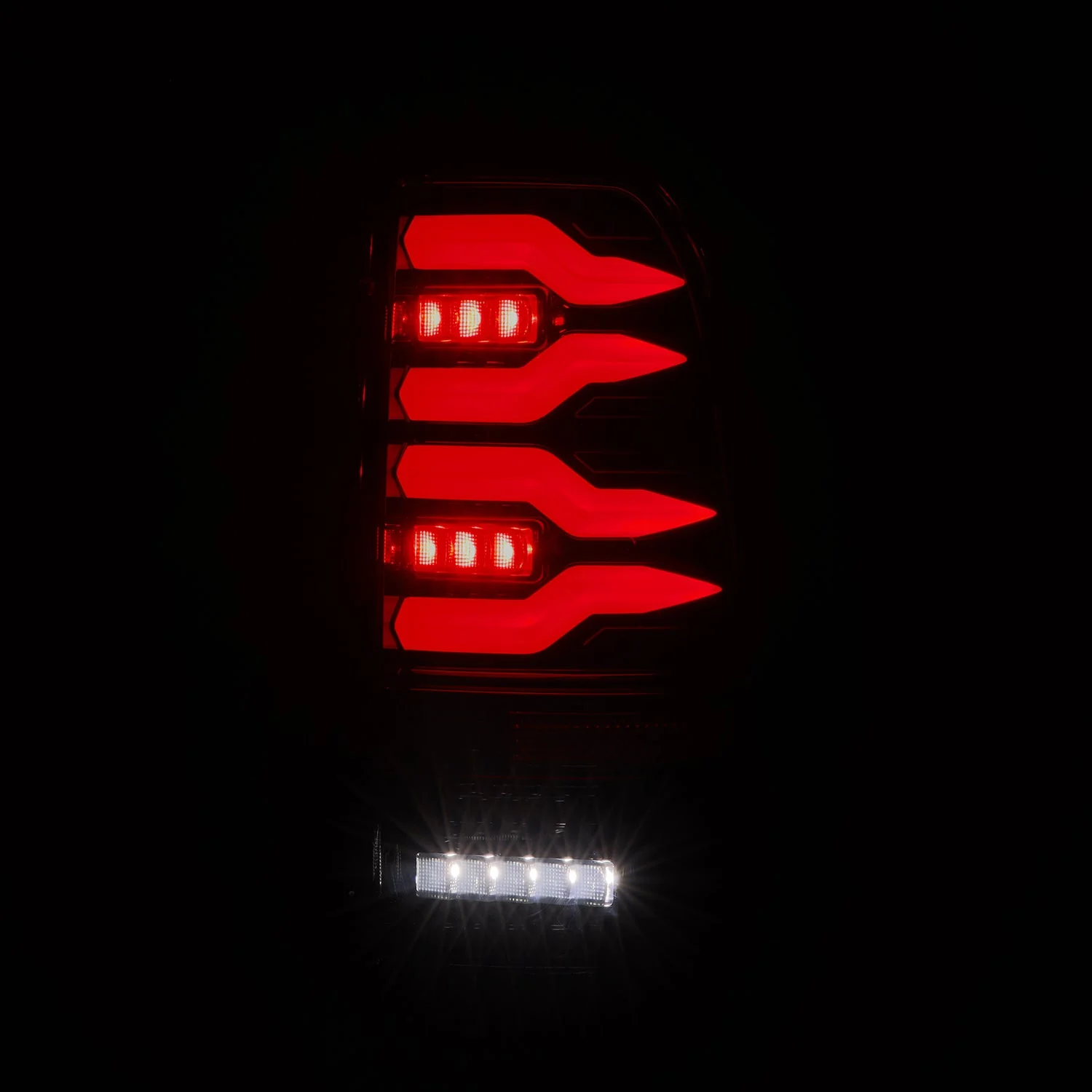 99-16 Ford Super Duty / 97-03 F150 LUXX-Series LED Tail Lights Alpha-Black - Image 5
