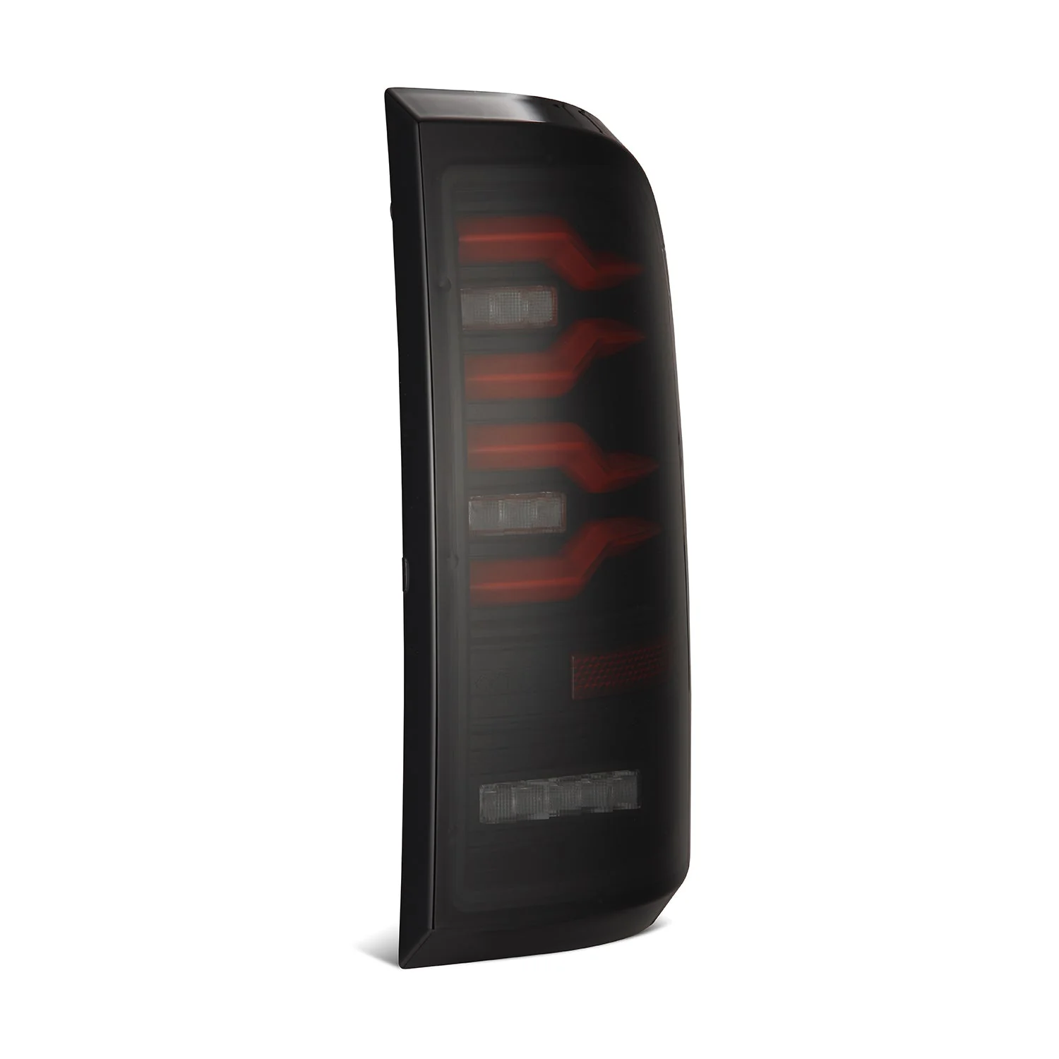 99-16 Ford Super Duty / 97-03 F150 LUXX-Series LED Tail Lights Black Red - Image 6