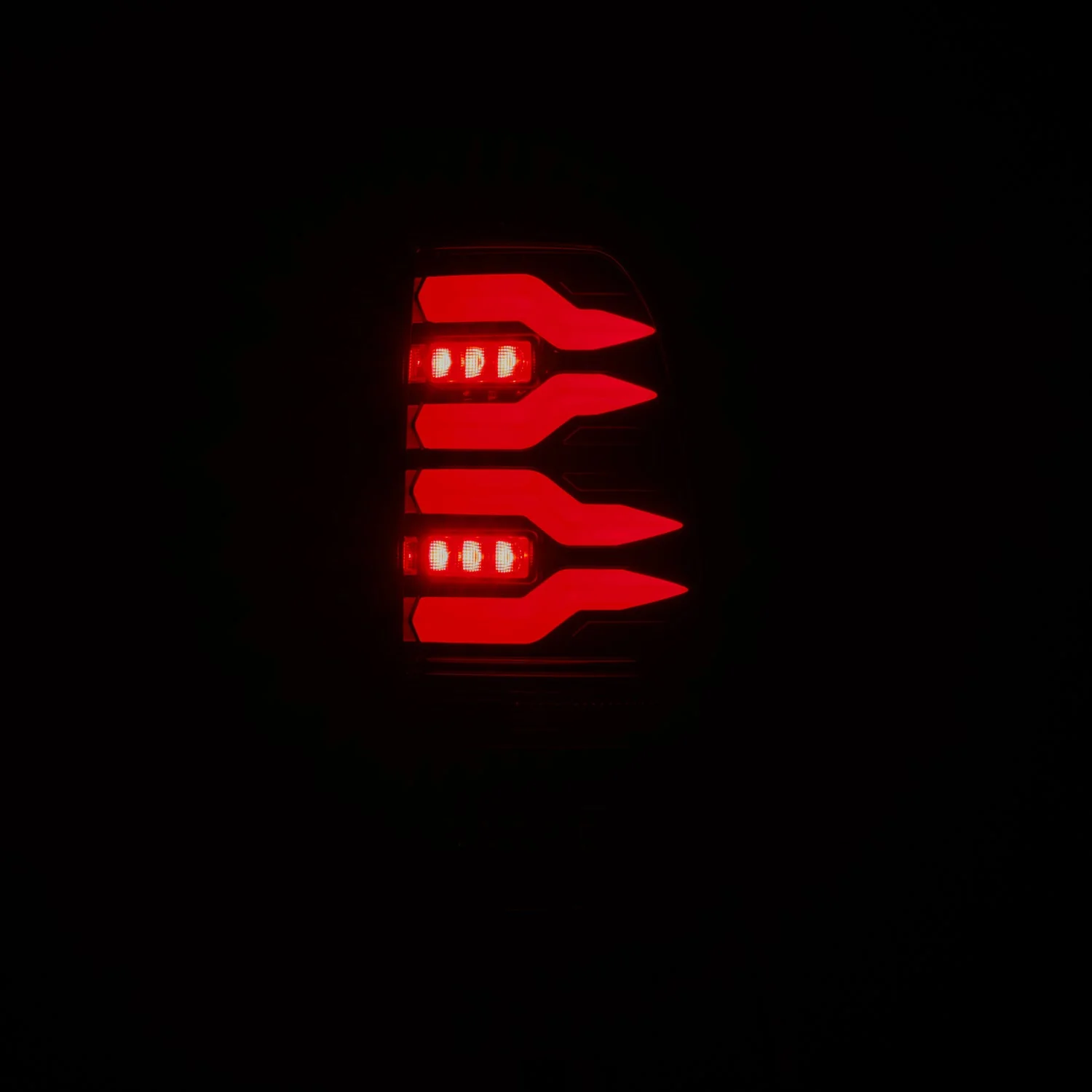 99-16 Ford Super Duty / 97-03 F150 LUXX-Series LED Tail Lights Black Red - Image 7