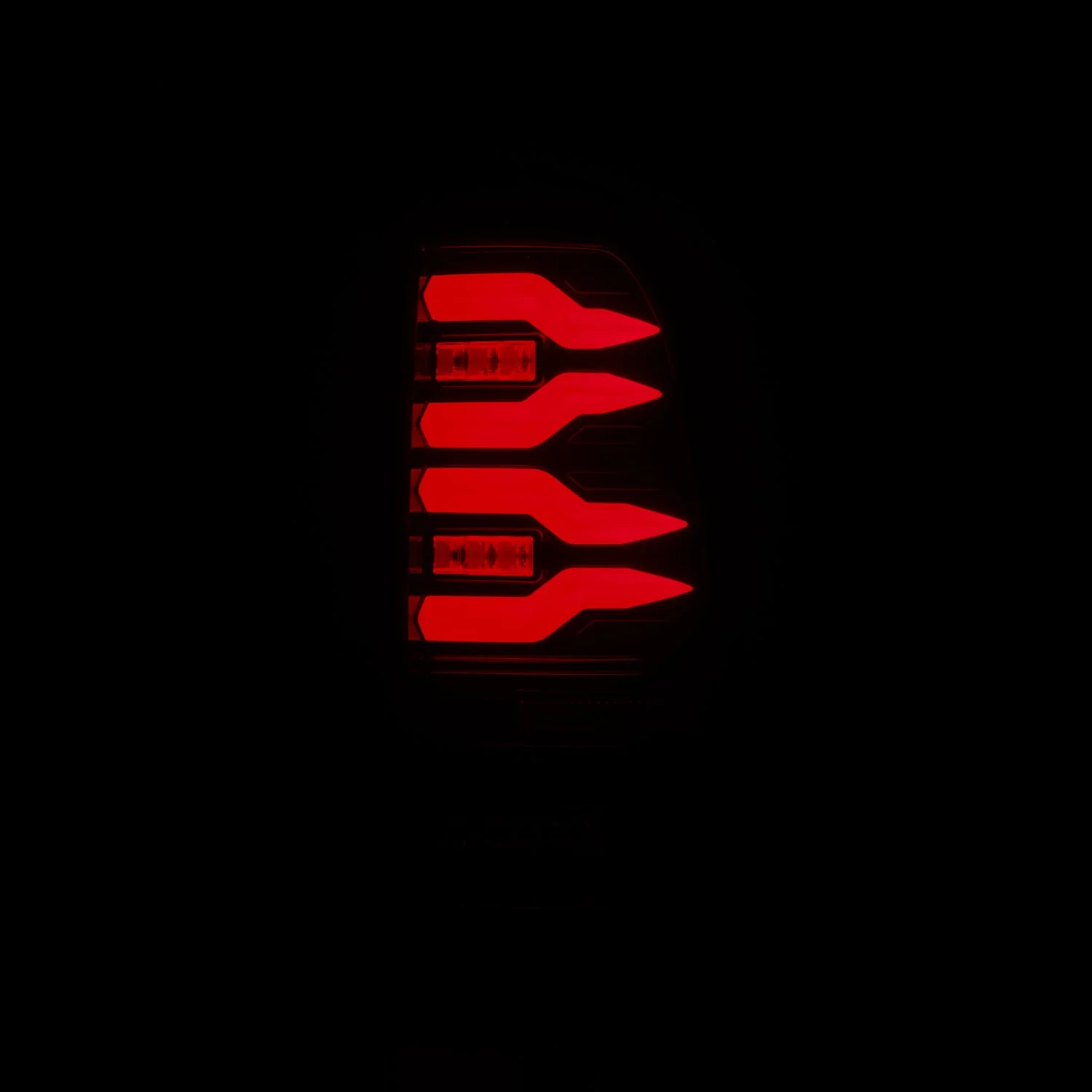 99-16 Ford Super Duty / 97-03 F150 LUXX-Series LED Tail Lights Black Red - Image 8